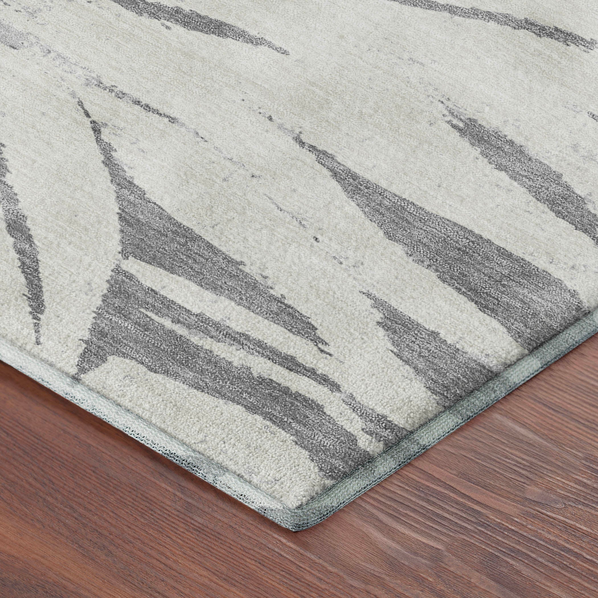 Salzburg Machine Washable Transitional Gray Rug 1'8" x 2'6" #shape_Rectangle