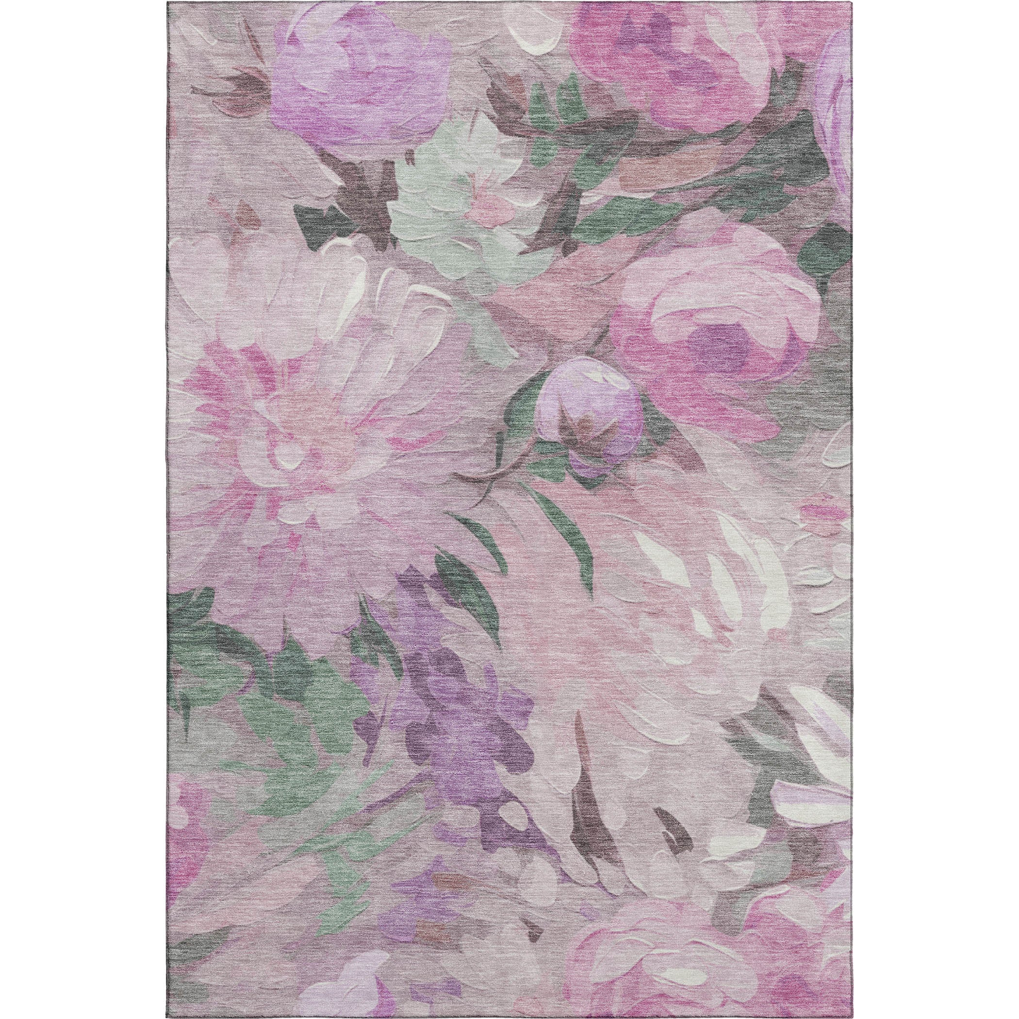 Kotor Machine Washable Transitional Blush Pink Rug 2'6" x 3'10" #shape_Rectangle