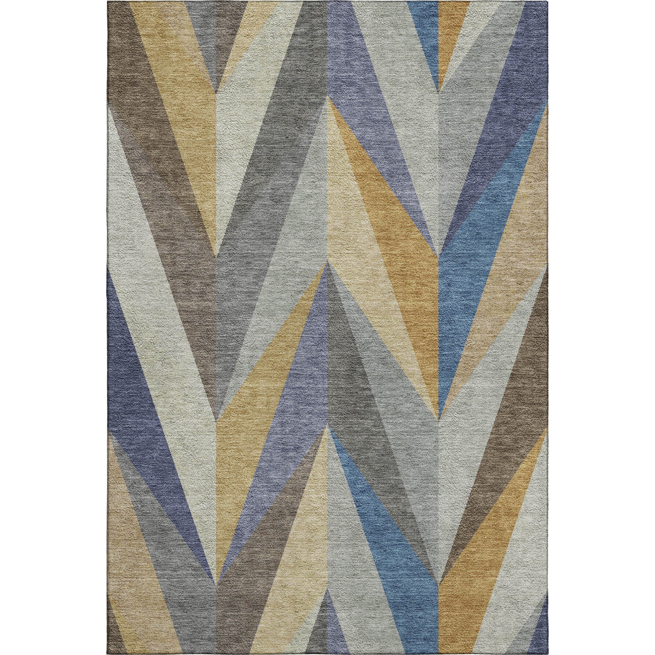 Tallinn Machine Washable Transitional Gold Rug 2'6" x 3'10" #shape_Rectangle