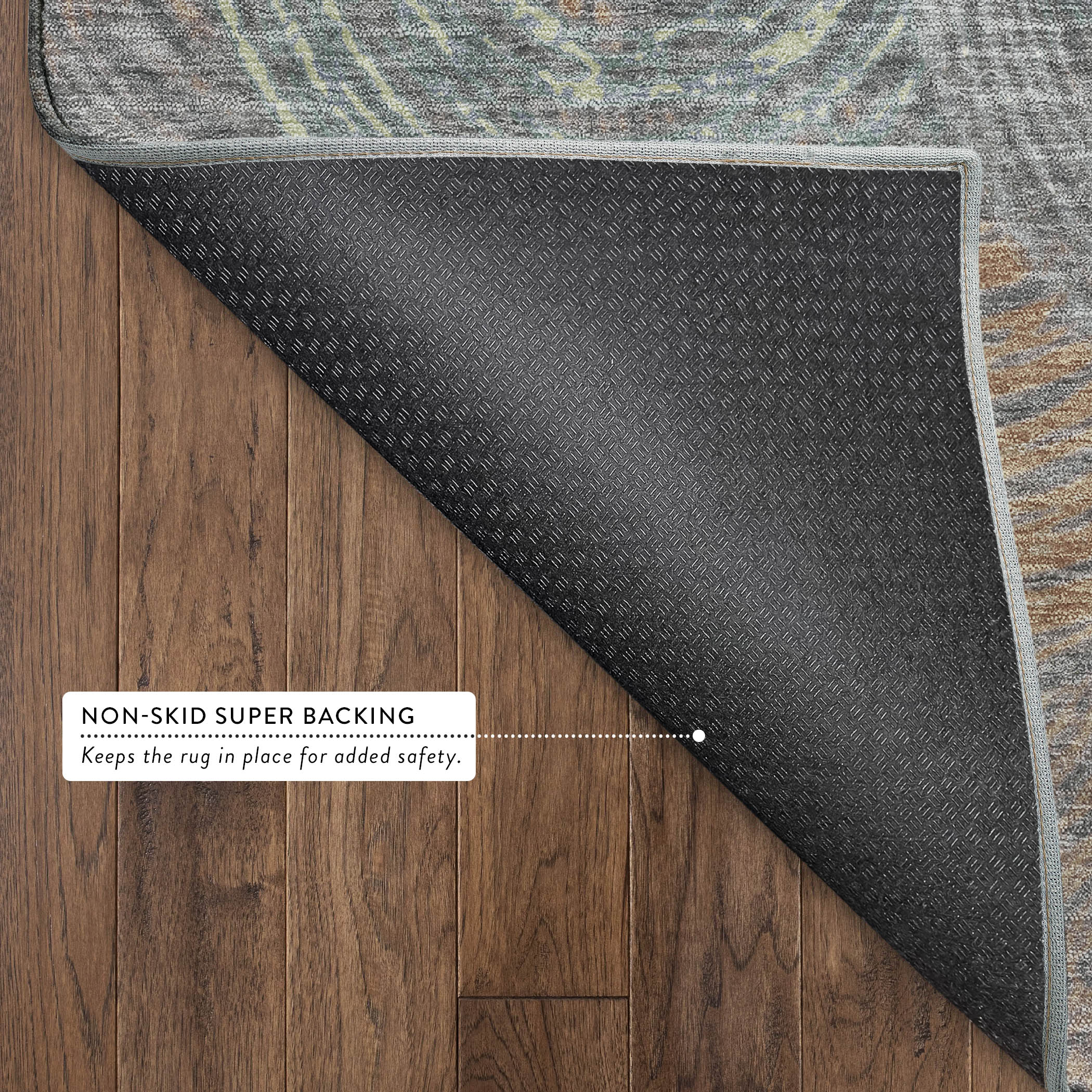 Sarajevo Machine Washable Transitional Brown Rug 1'8" x 2'6" #shape_Rectangle
