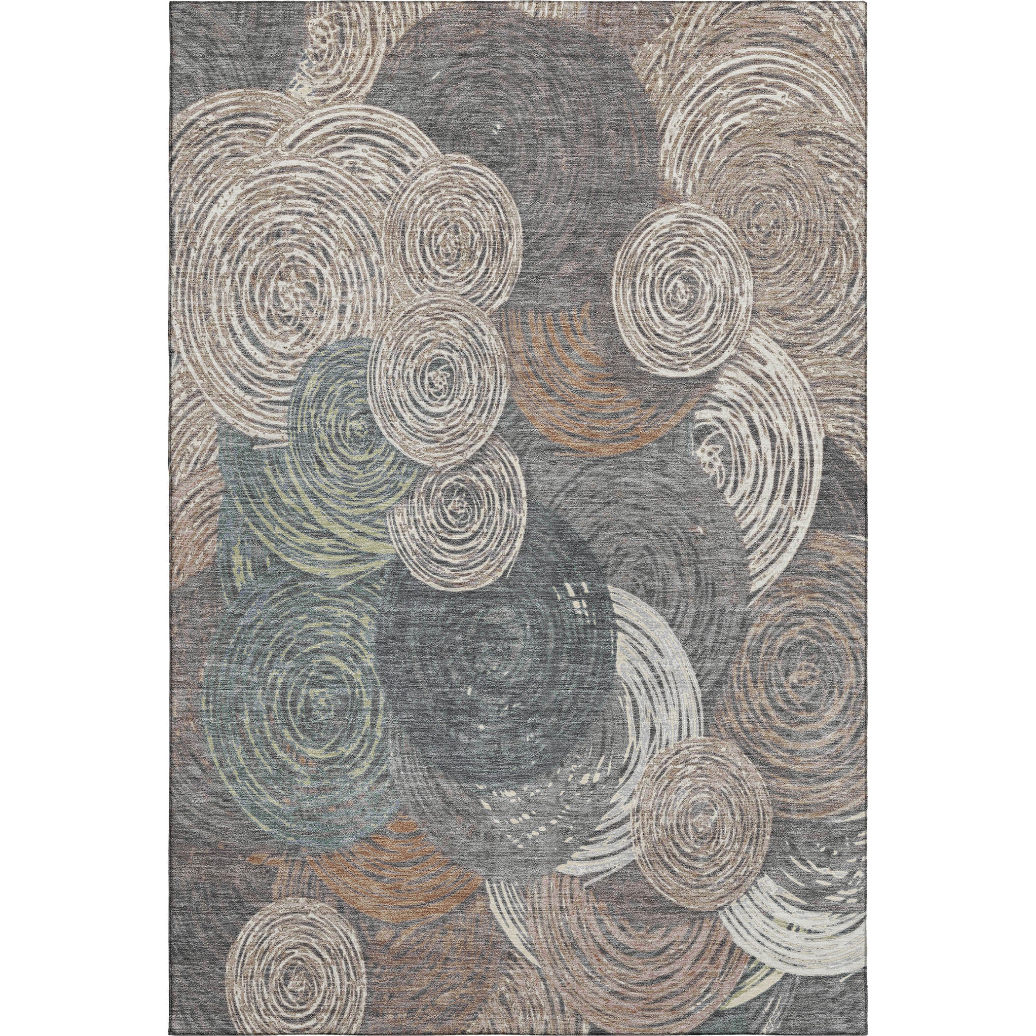 Sarajevo Machine Washable Transitional Brown Rug 2'6" x 3'10" #shape_Rectangle