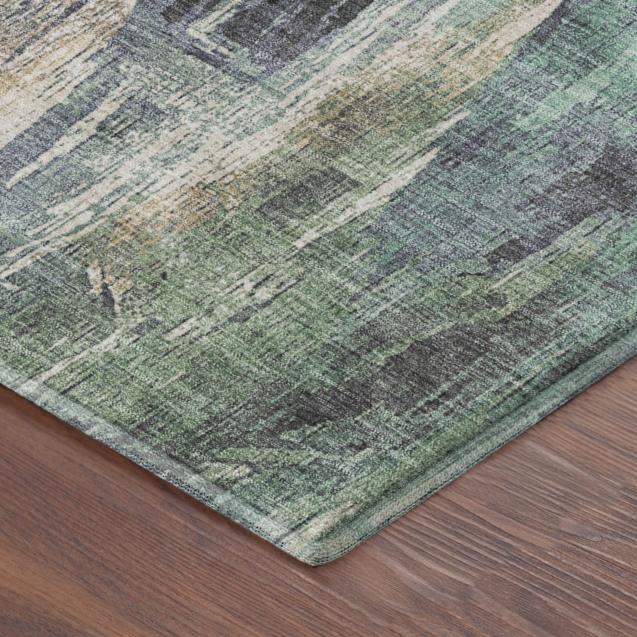Lisbon Machine Washable Transitional Copper Orange Rug 1'8" x 2'6" #shape_Rectangle