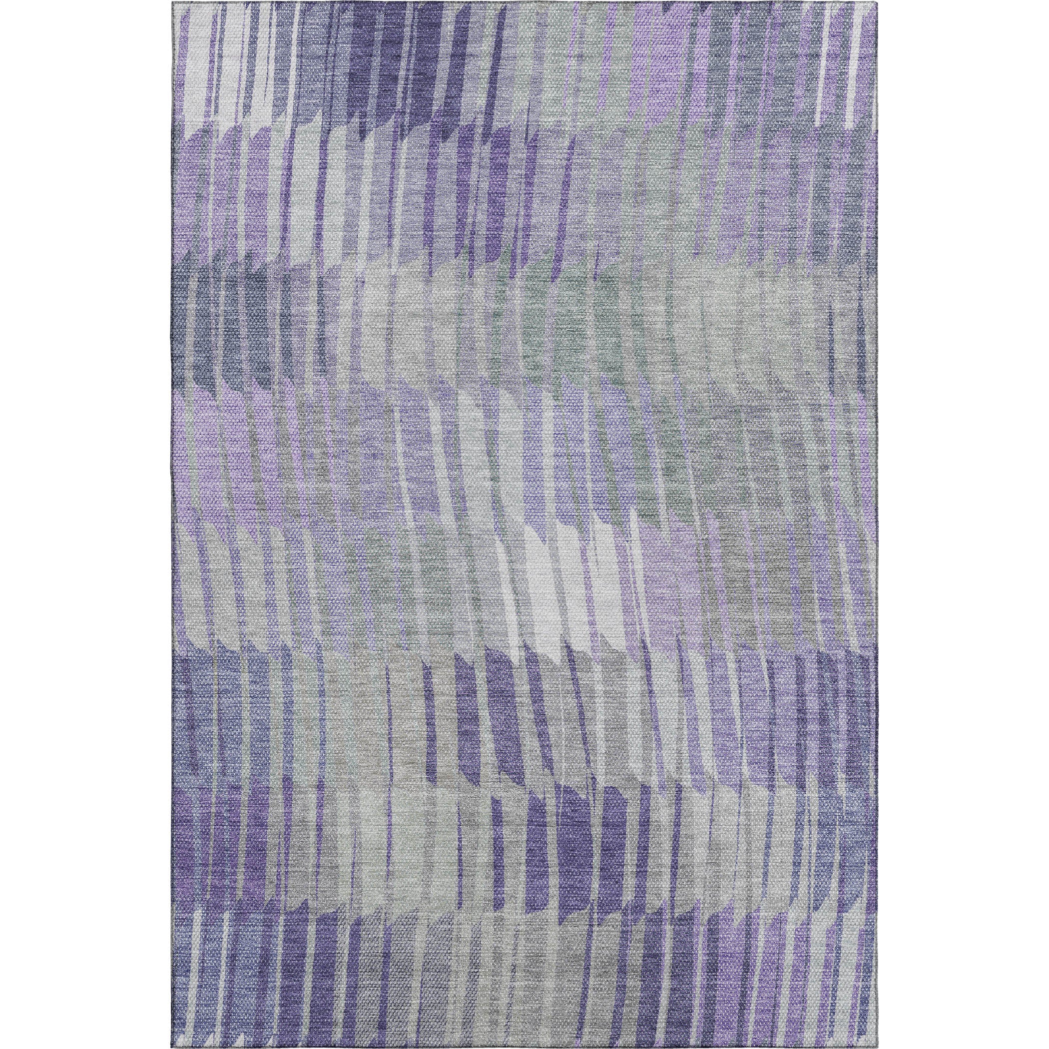 Bergen Machine Washable Transitional Lavender Purple Rug 2'6" x 3'10" #shape_Rectangle