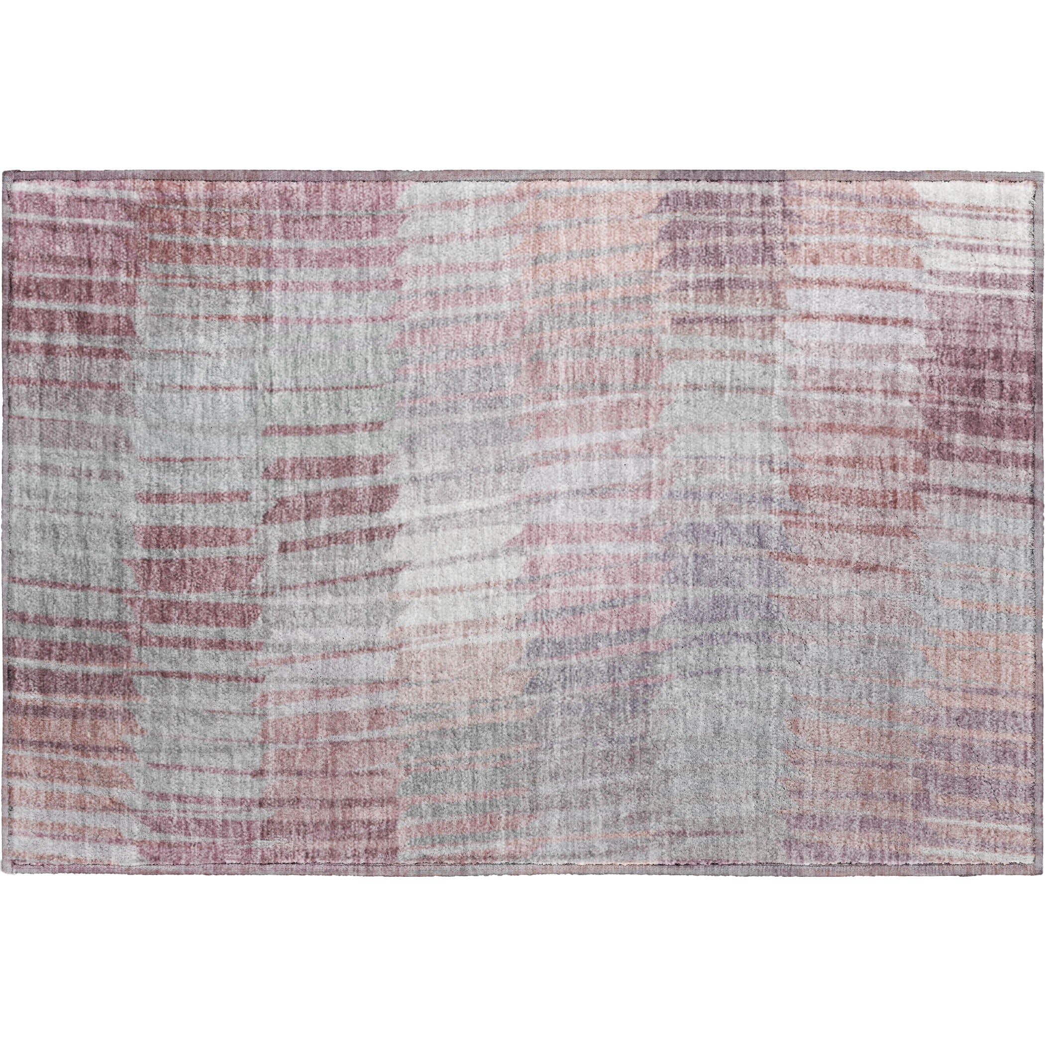 Bergen Machine Washable Transitional Merlot Red Rug 1'8" x 2'6" #shape_Rectangle