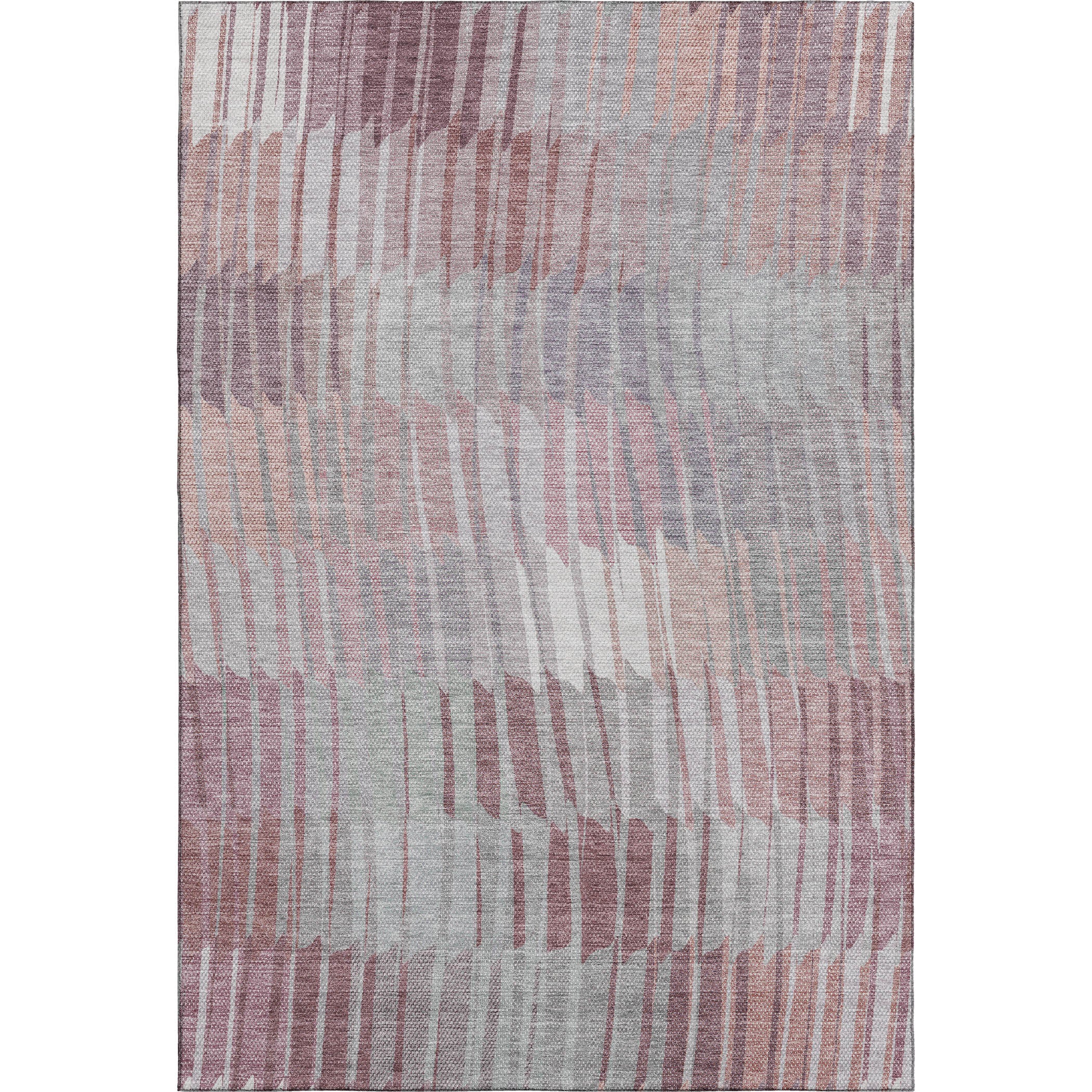 Bergen Machine Washable Transitional Merlot Red Rug 2'6" x 3'10" #shape_Rectangle
