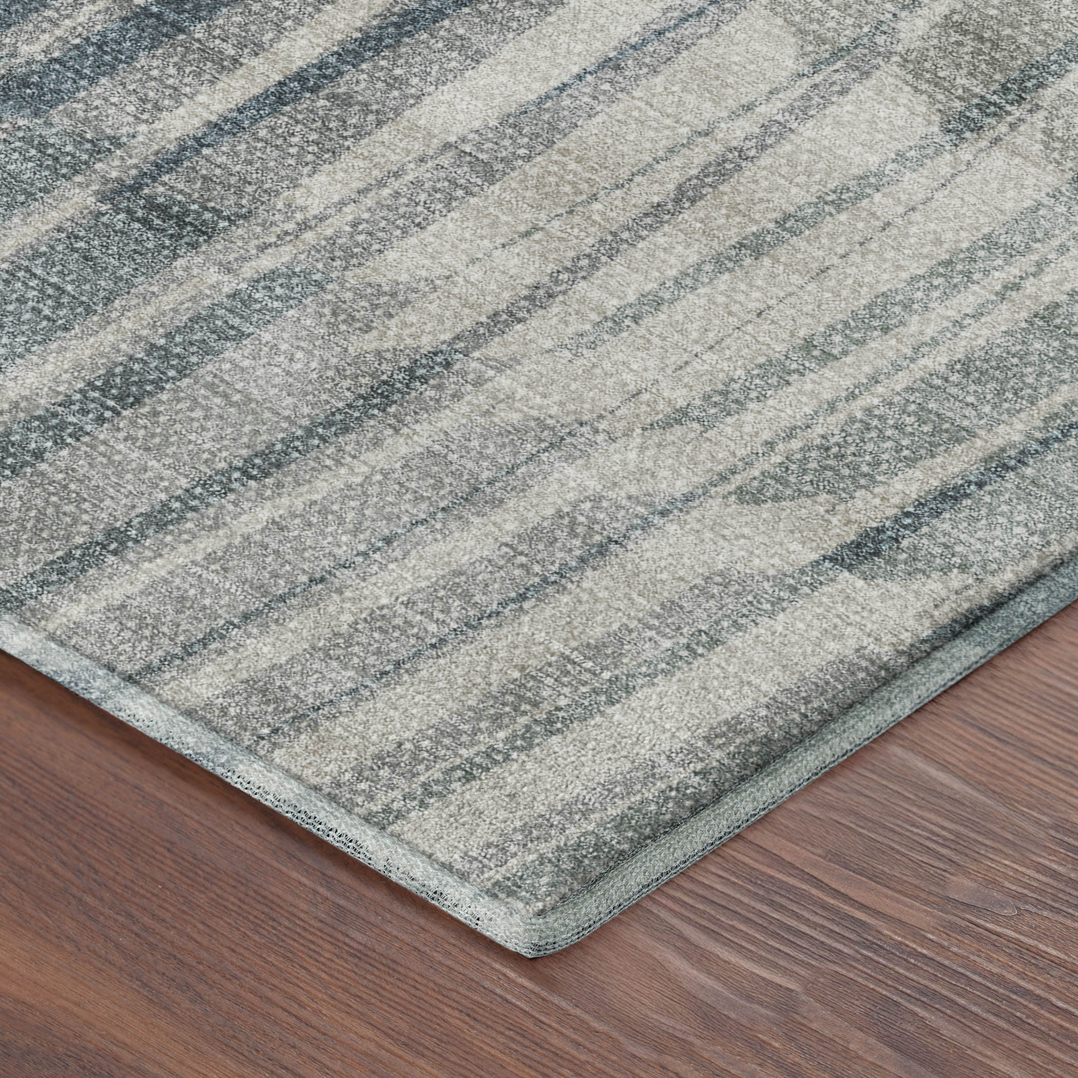 Bergen Machine Washable Transitional Sage Green Rug 1'8" x 2'6" #shape_Rectangle