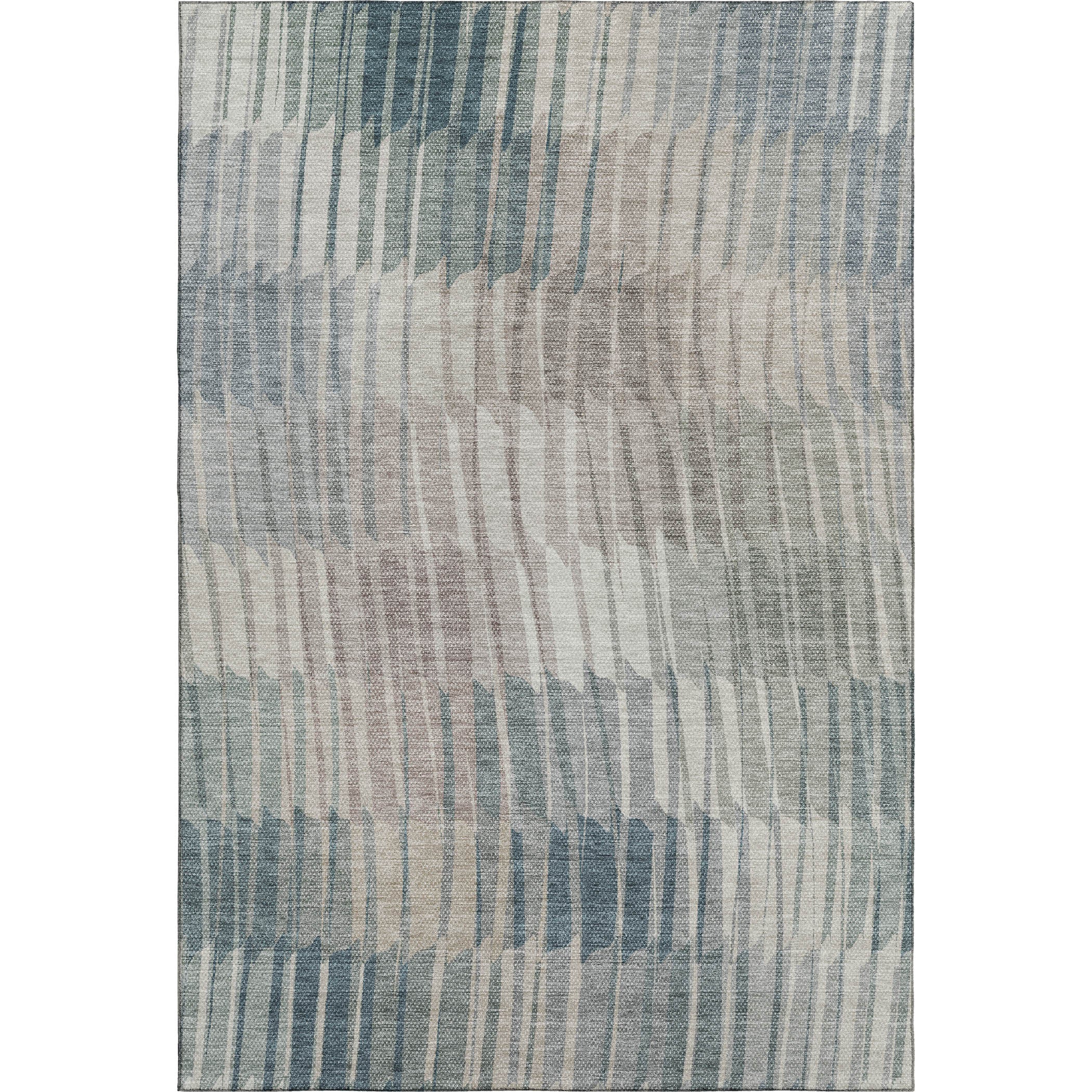 Bergen Machine Washable Transitional Sage Green Rug 2'6" x 3'10" #shape_Rectangle