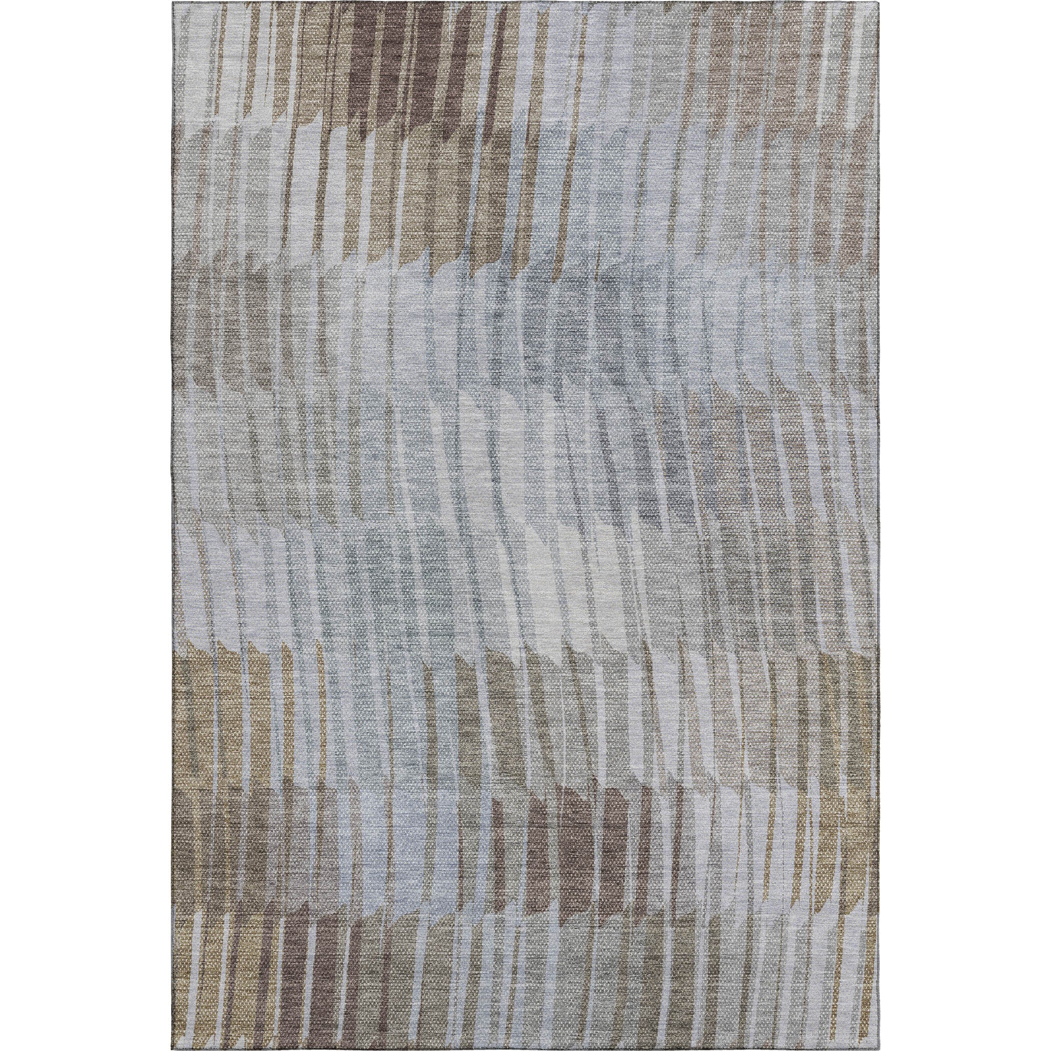 Bergen Machine Washable Transitional Taupe Brown Rug 2'6" x 3'10" #shape_Rectangle