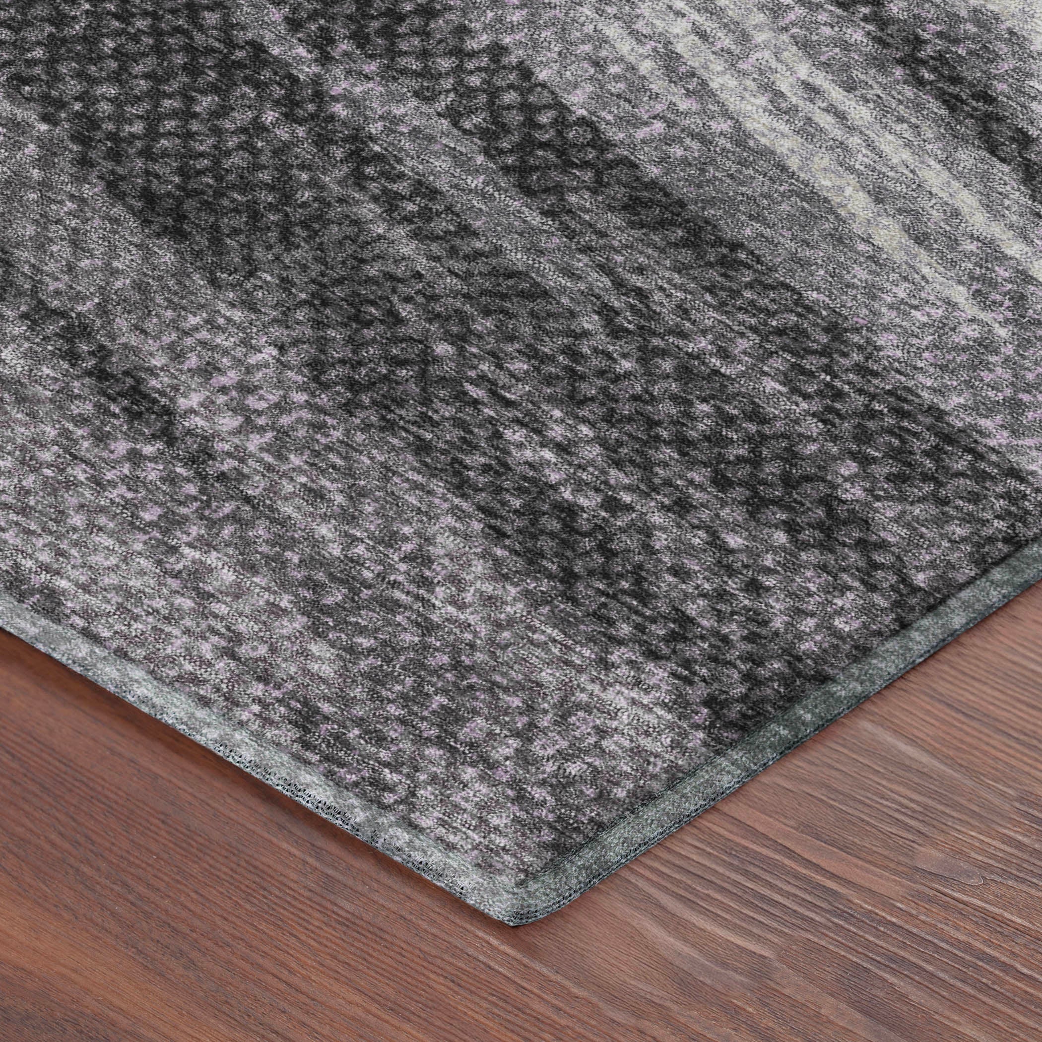 Bangkok Machine Washable Transitional Lavender Purple Rug 1'8" x 2'6" #shape_Rectangle