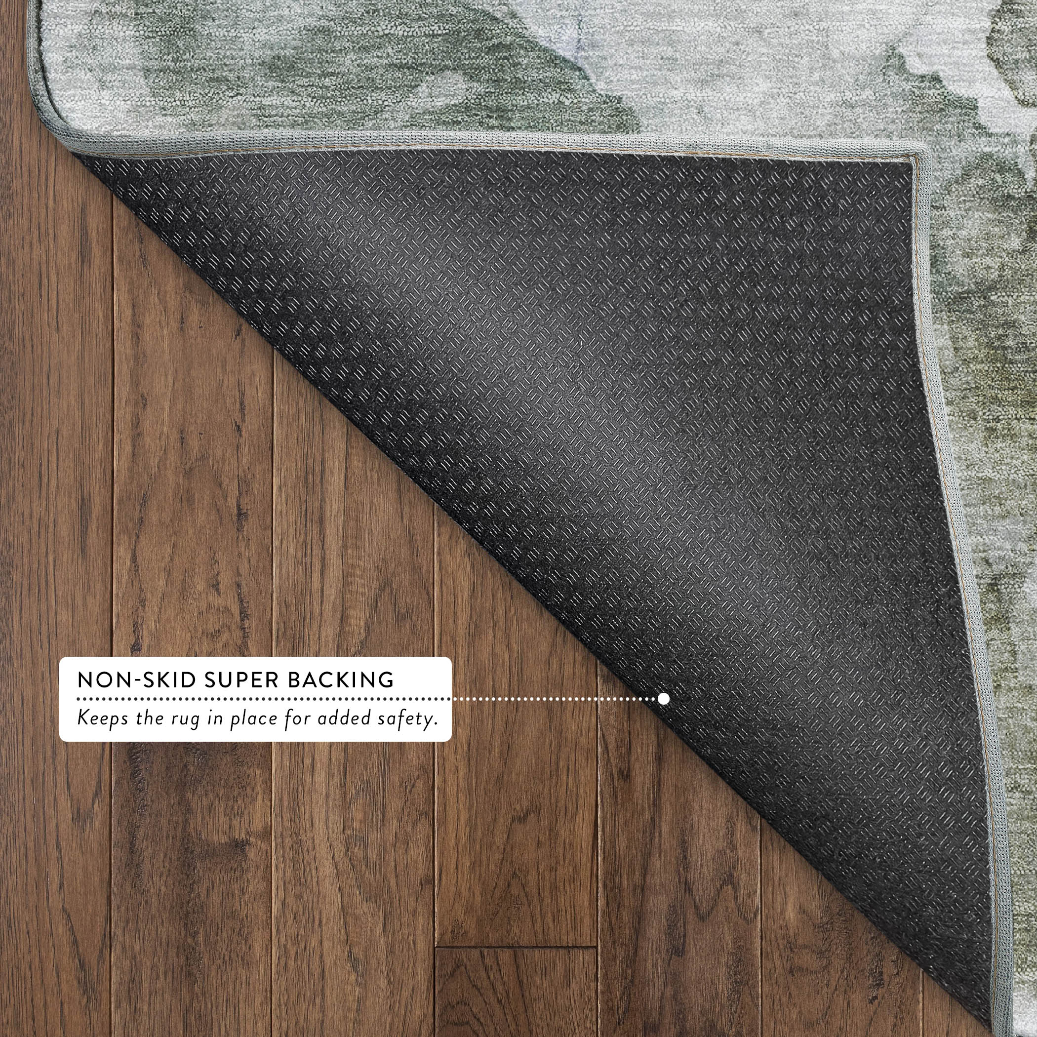 Athens Machine Washable Transitional Taupe Brown Rug 1'8" x 2'6" #shape_Rectangle