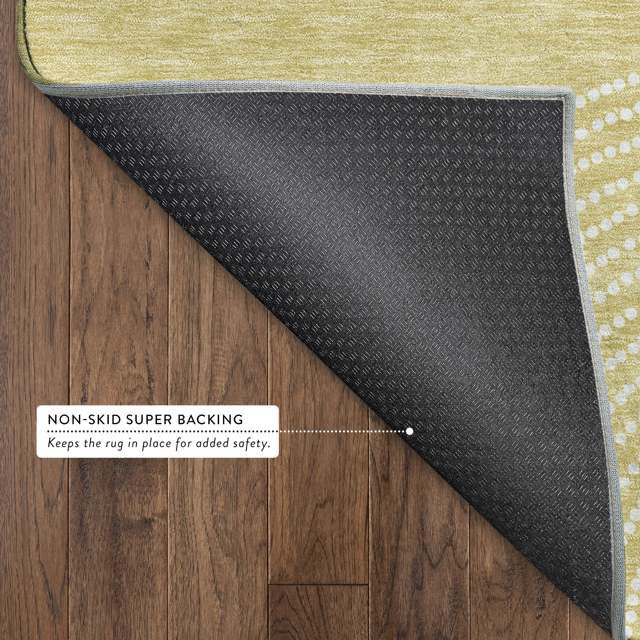 Santorini Machine Washable Transitional Gold Rug 1'8" x 2'6" #shape_Rectangle