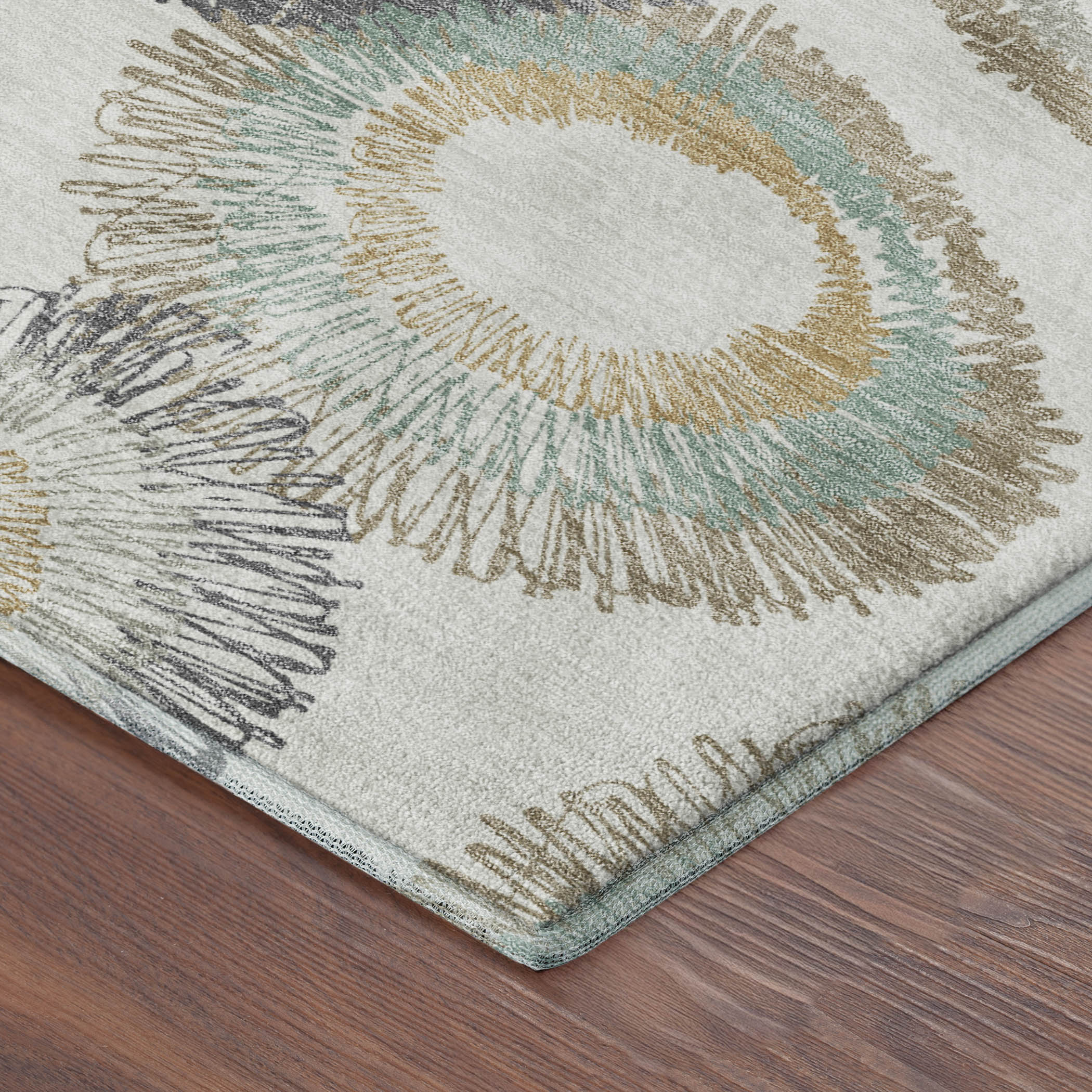 Kyoto Machine Washable Transitional Ivory Rug 1'8" x 2'6" #shape_Rectangle