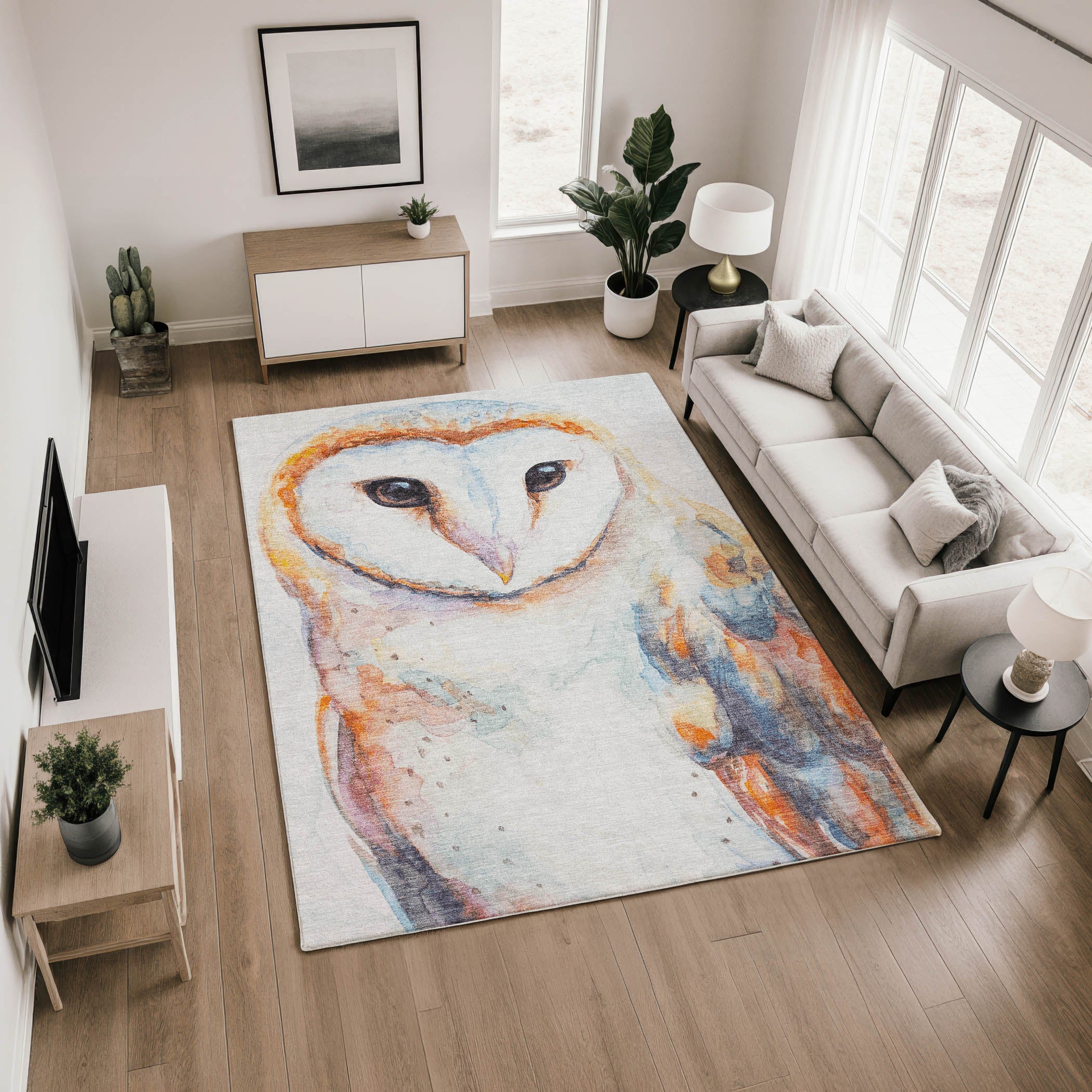Bruges Machine Washable Transitional Ivory Rug 2'6" x 3'10" #shape_Rectangle