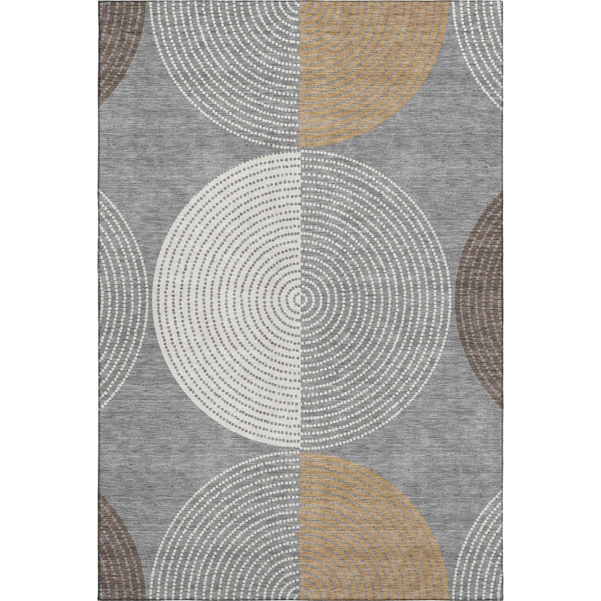 Valletta Machine Washable Transitional Gray Rug 2'6" x 3'10" #shape_Rectangle