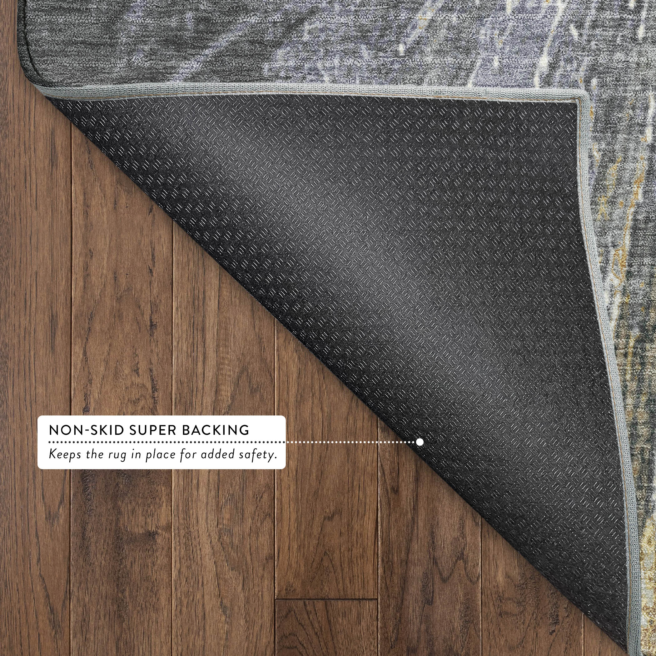 Kyoto Machine Washable Transitional Gold Rug 1'8" x 2'6" #shape_Rectangle