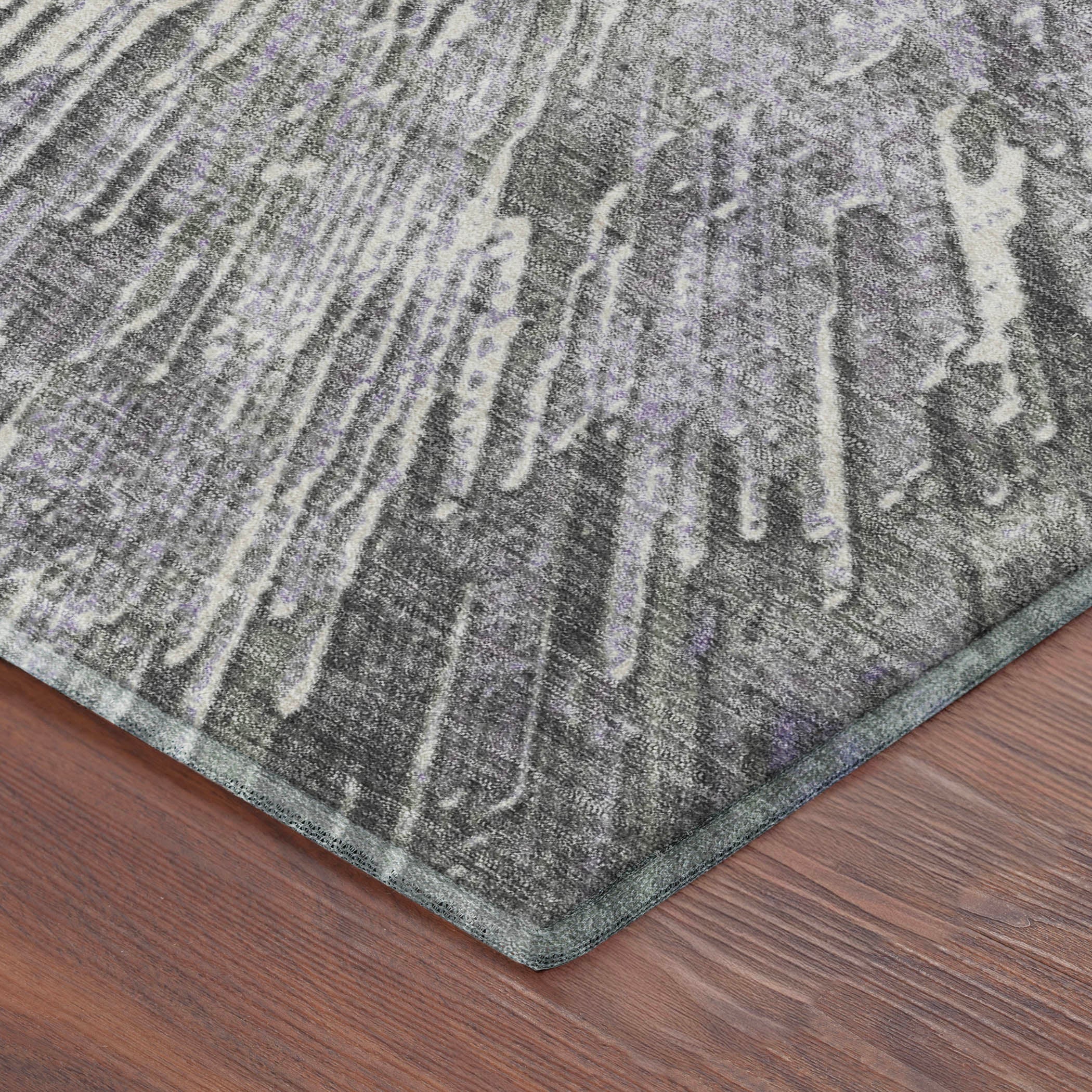 Kyoto Machine Washable Transitional Lavender Purple Rug 1'8" x 2'6" #shape_Rectangle