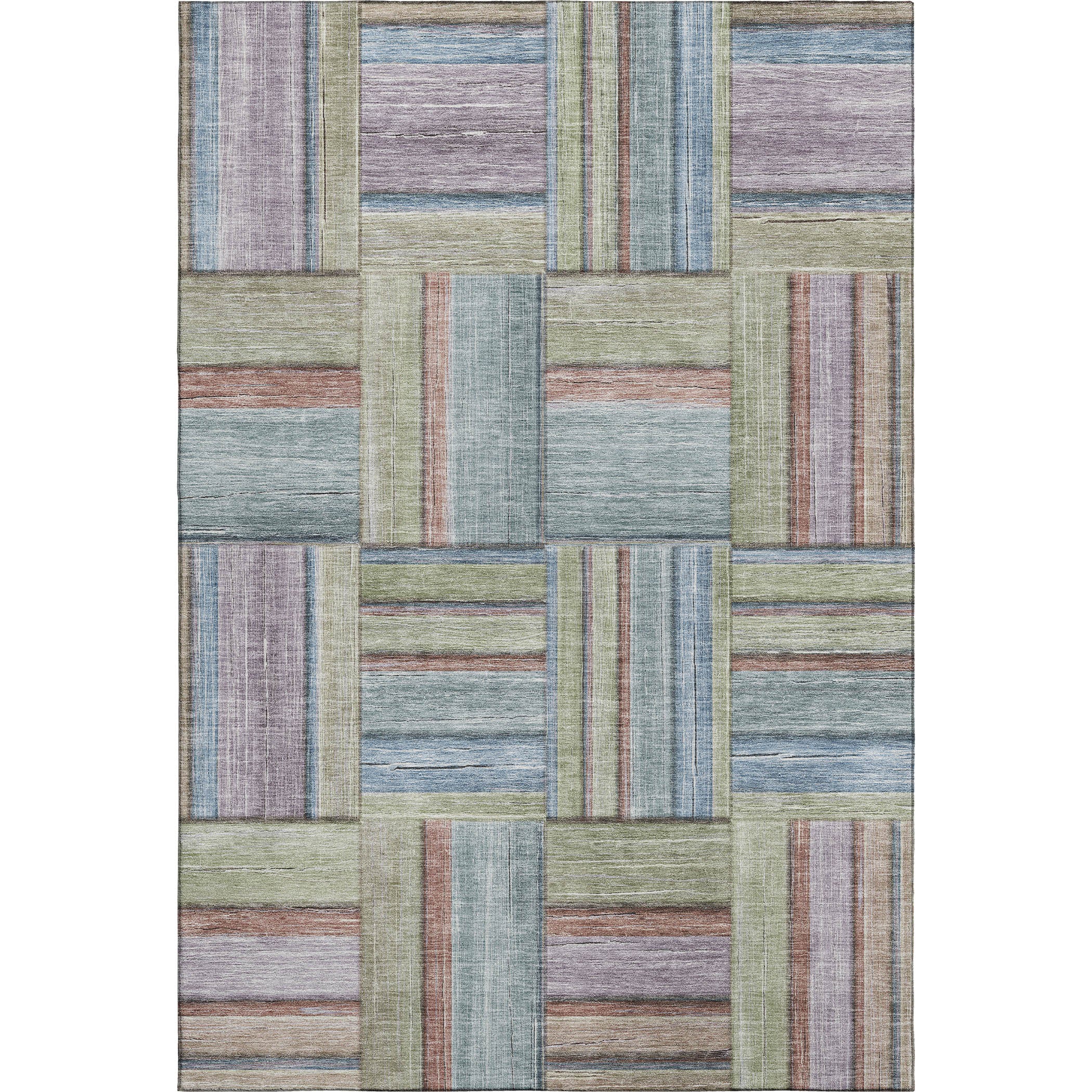 Porto Machine Washable Transitional Aloe Green Rug 2'6" x 3'10" #shape_Rectangle
