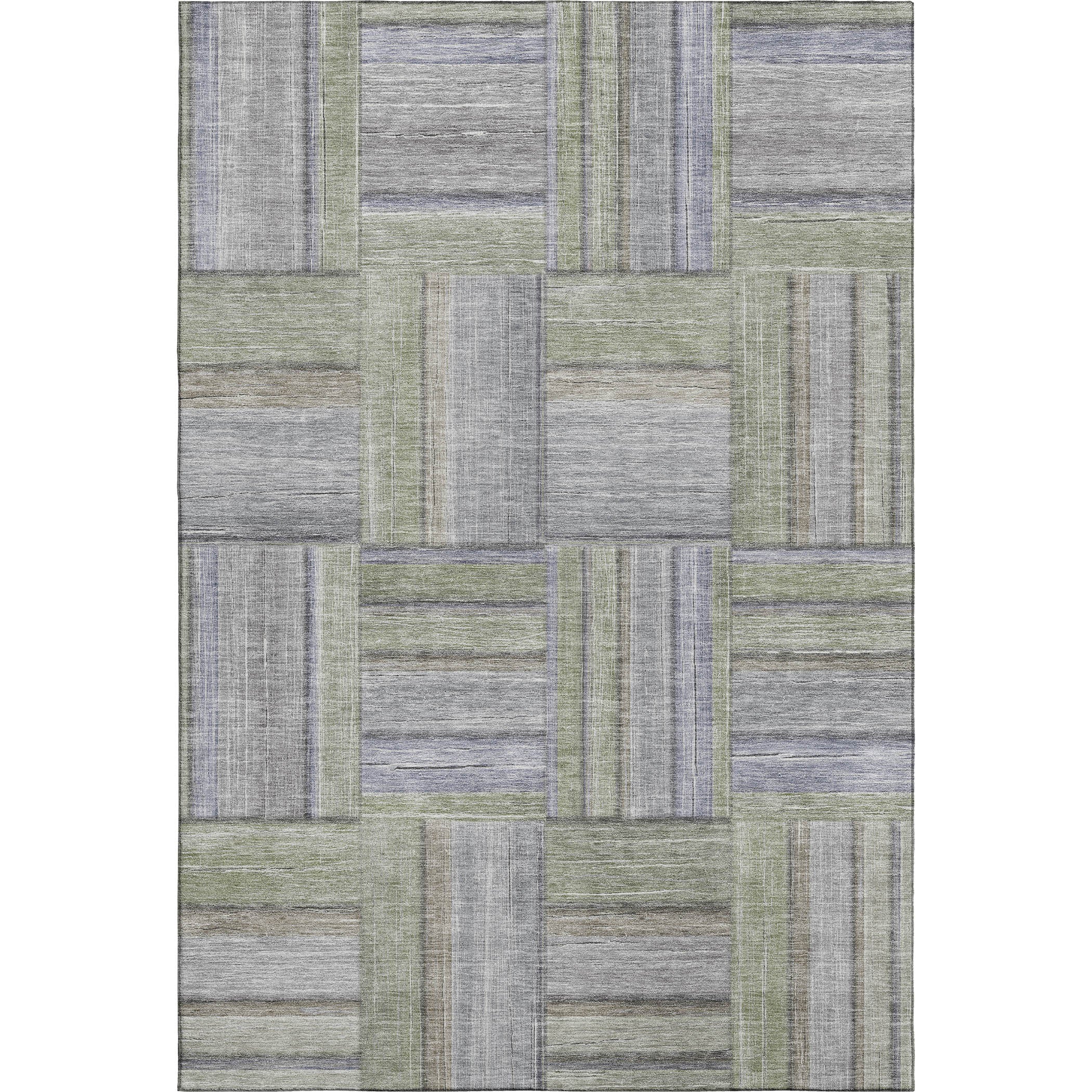 Porto Machine Washable Transitional Fern Green Rug 2'6" x 3'10" #shape_Rectangle