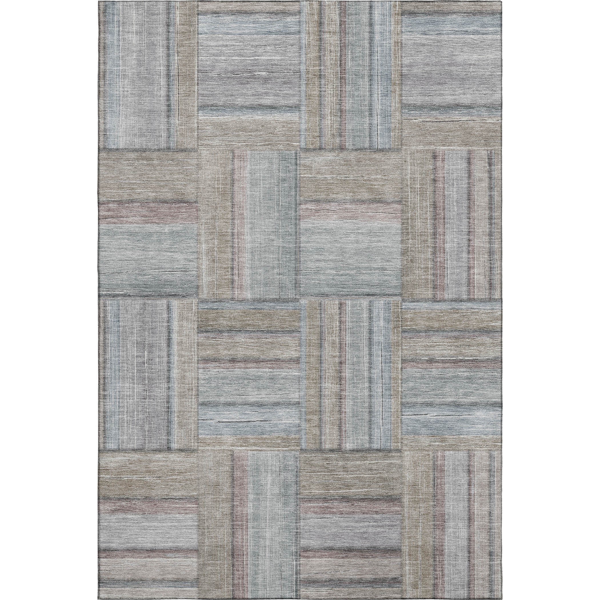 Porto Machine Washable Transitional Taupe Brown Rug 2'6" x 3'10" #shape_Rectangle