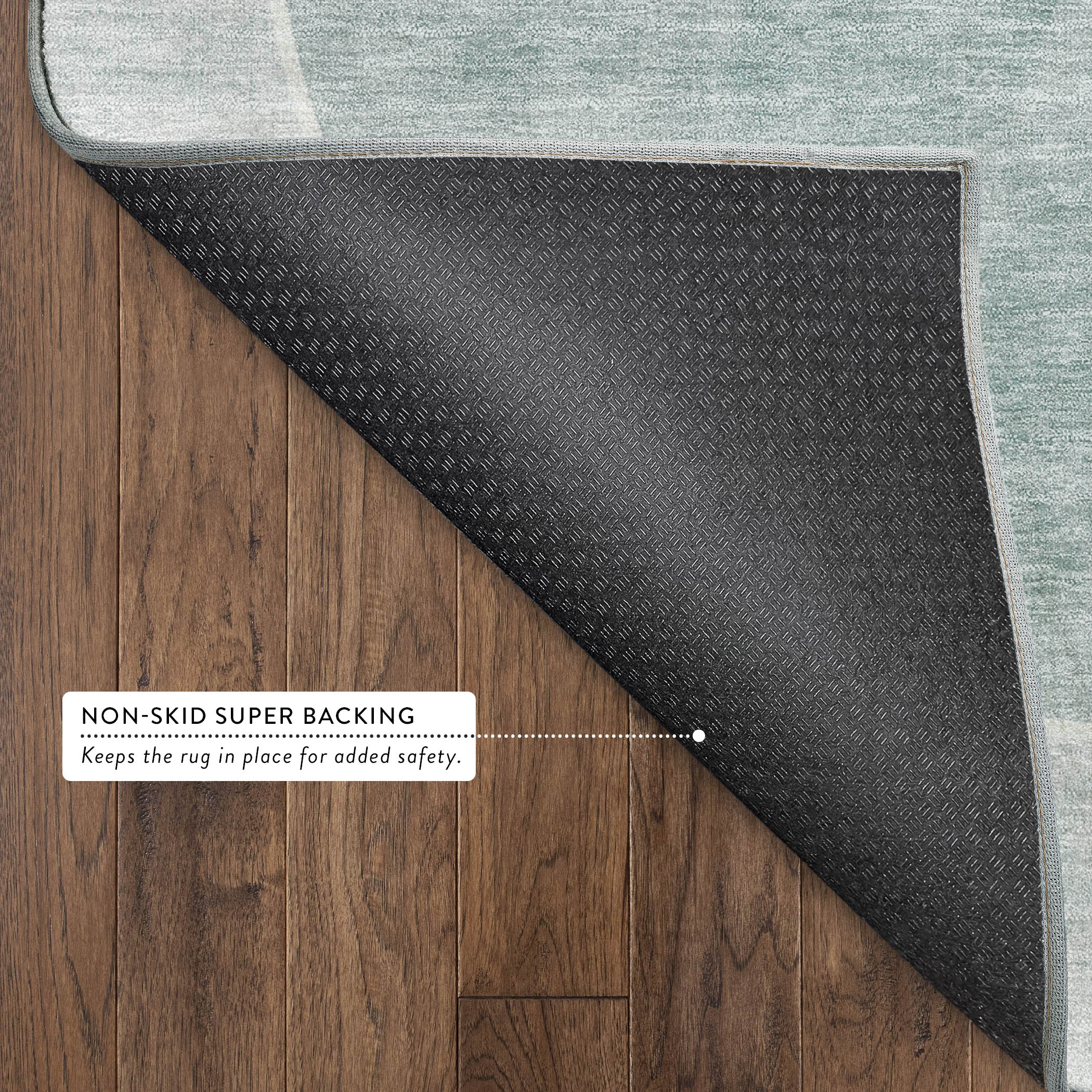 Athens Machine Washable Transitional Teal Rug 1'8" x 2'6" #shape_Rectangle
