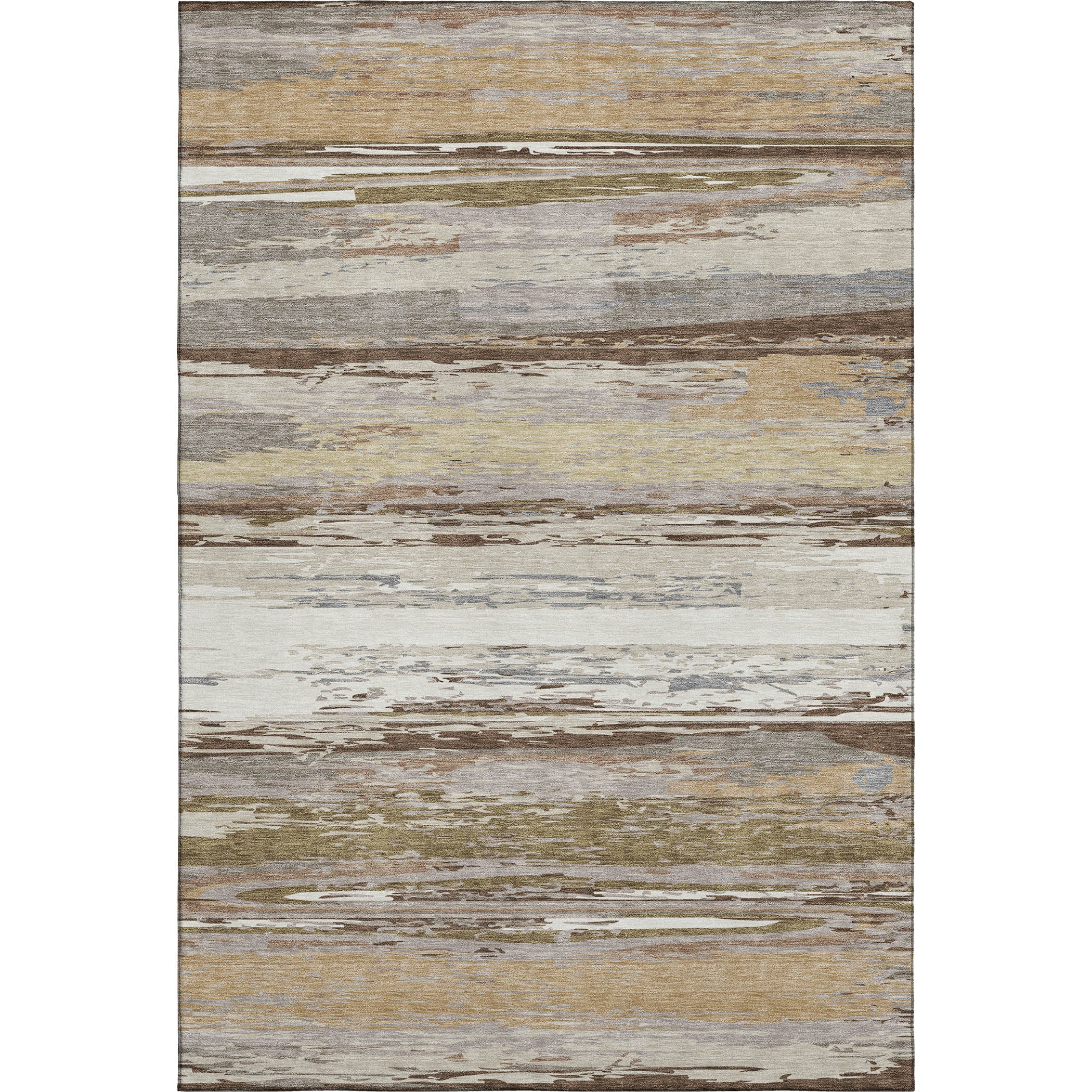 Mostar Machine Washable Transitional Beige Brown Rug 2'6" x 3'10" #shape_Rectangle