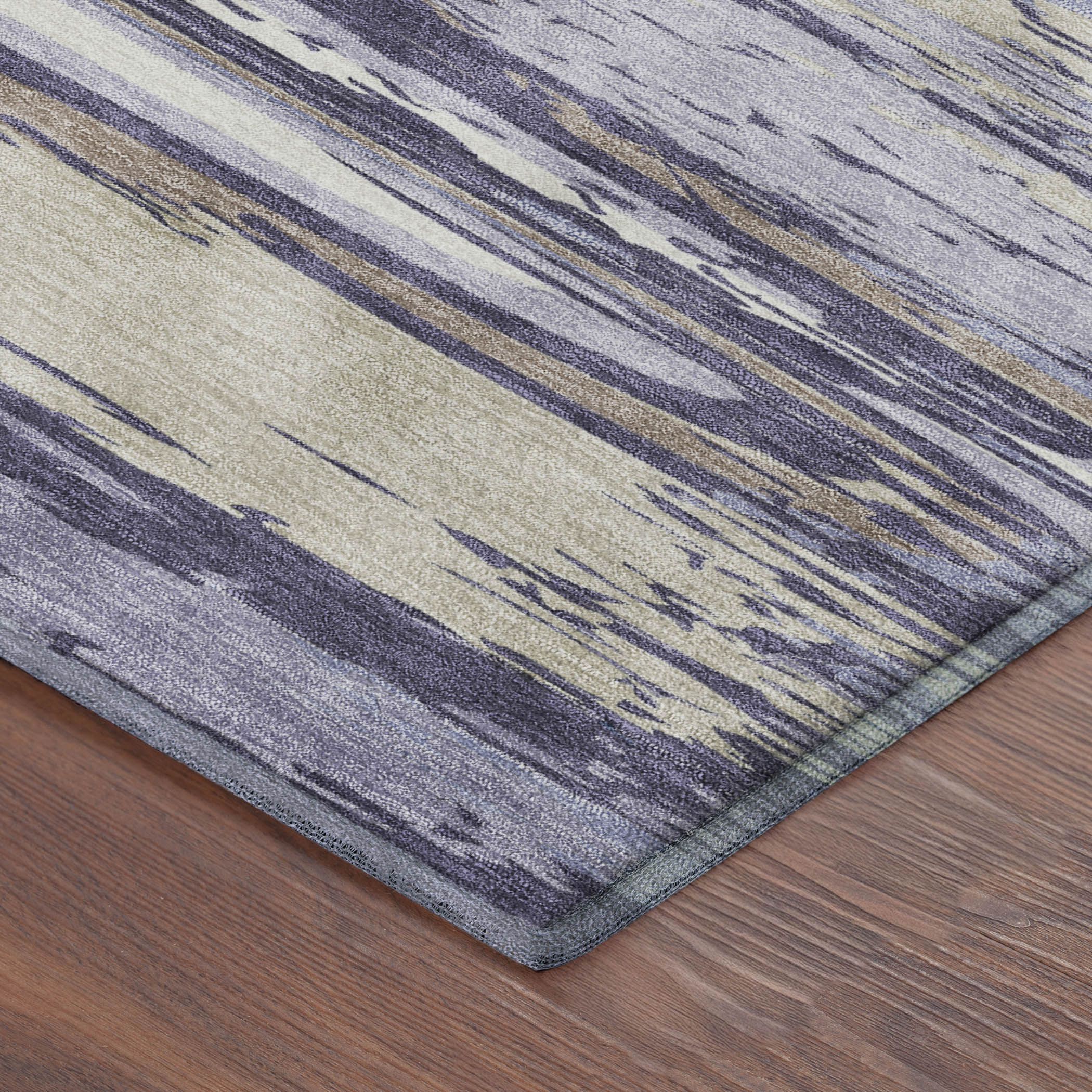 Mostar Machine Washable Transitional Lavender Purple Rug 1'8" x 2'6" #shape_Rectangle