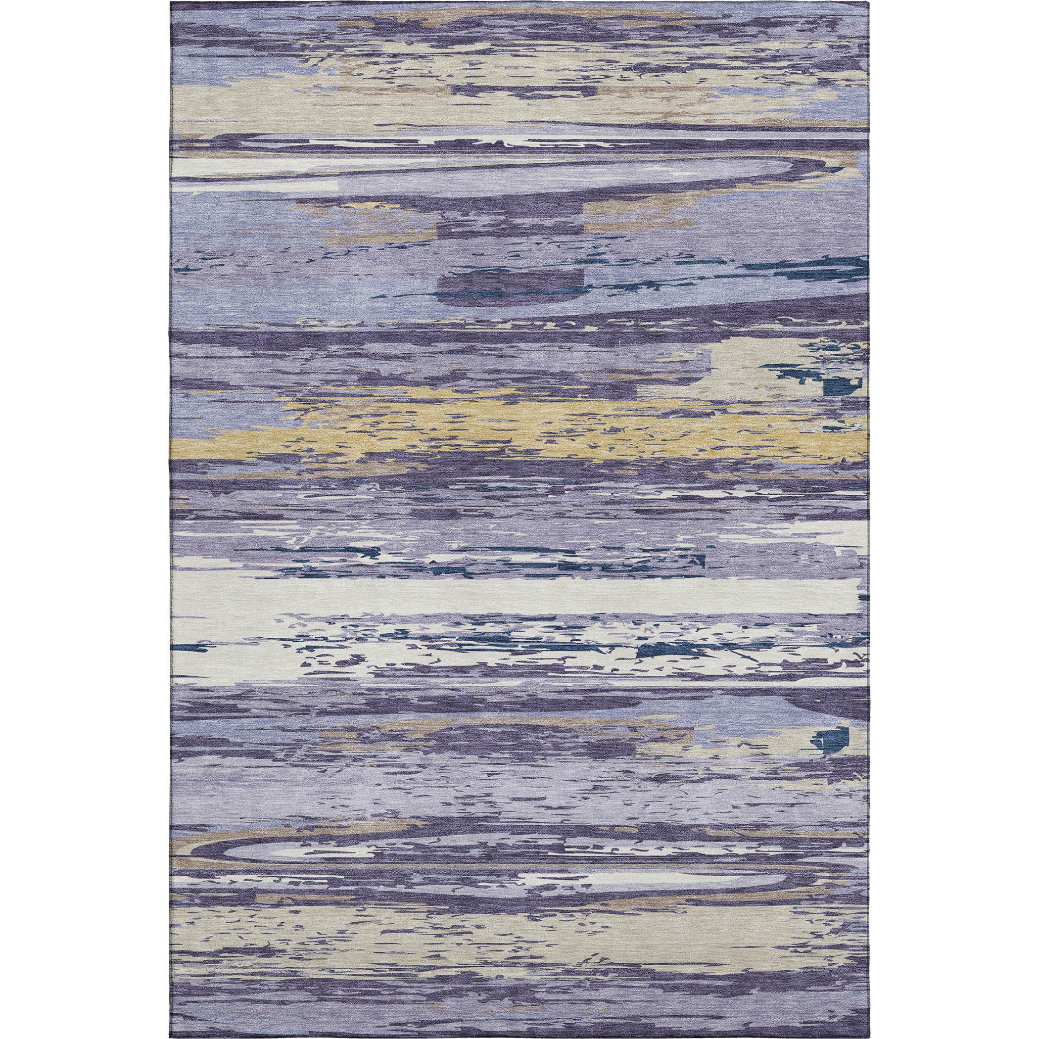 Mostar Machine Washable Transitional Lavender Purple Rug 2'6" x 3'10" #shape_Rectangle
