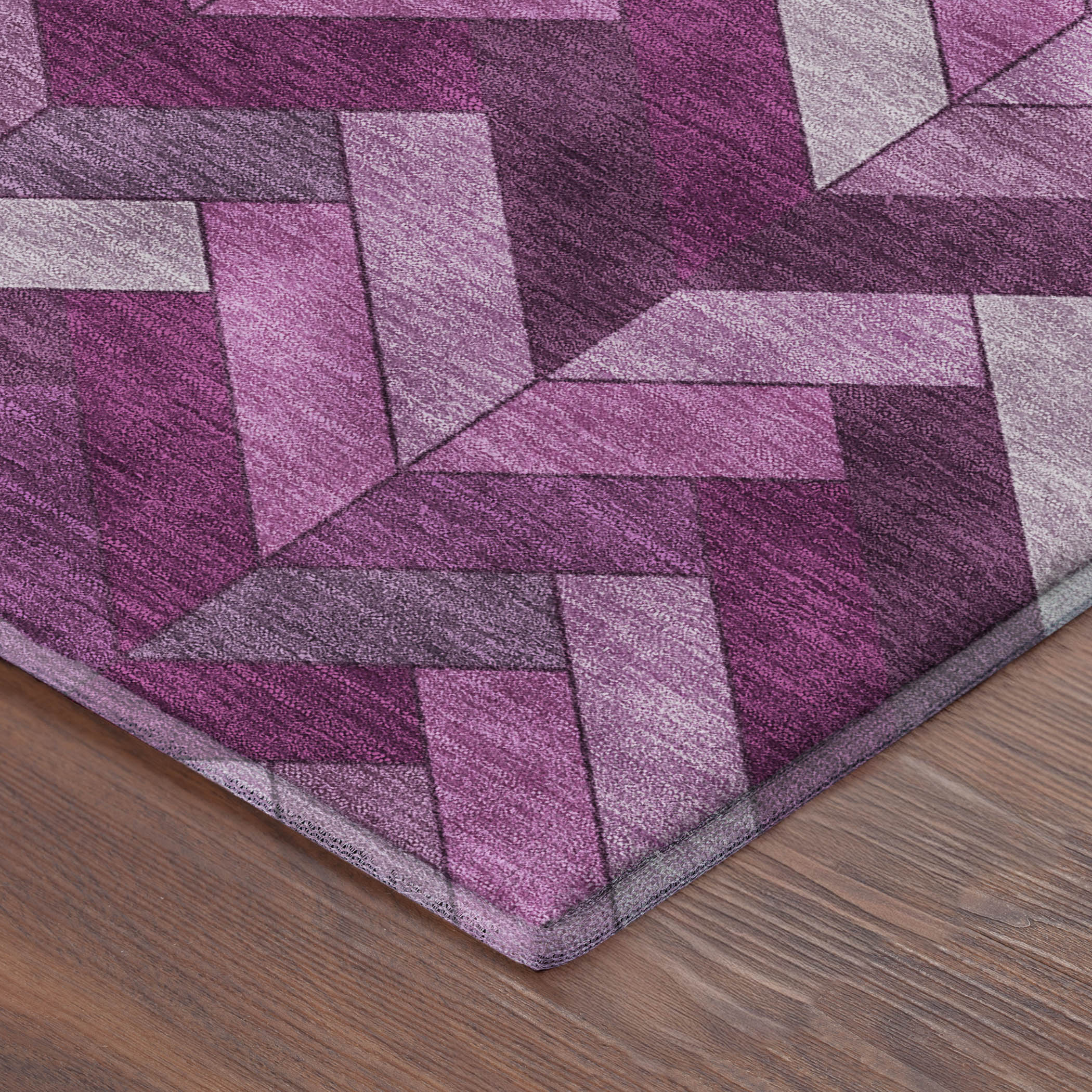 Cairo Machine Washable Transitional Pink Rug 1'8" x 2'6" #shape_Rectangle