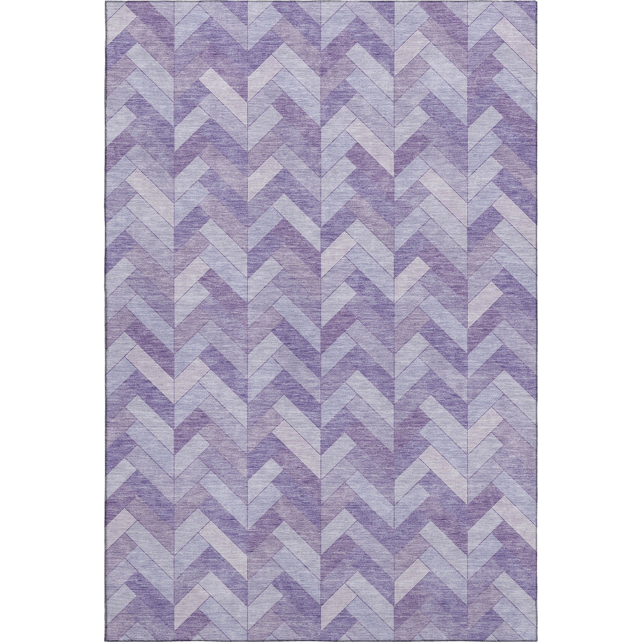 Bangkok Machine Washable Transitional Plum Purple Rug 3' x 5' #shape_Rectangle