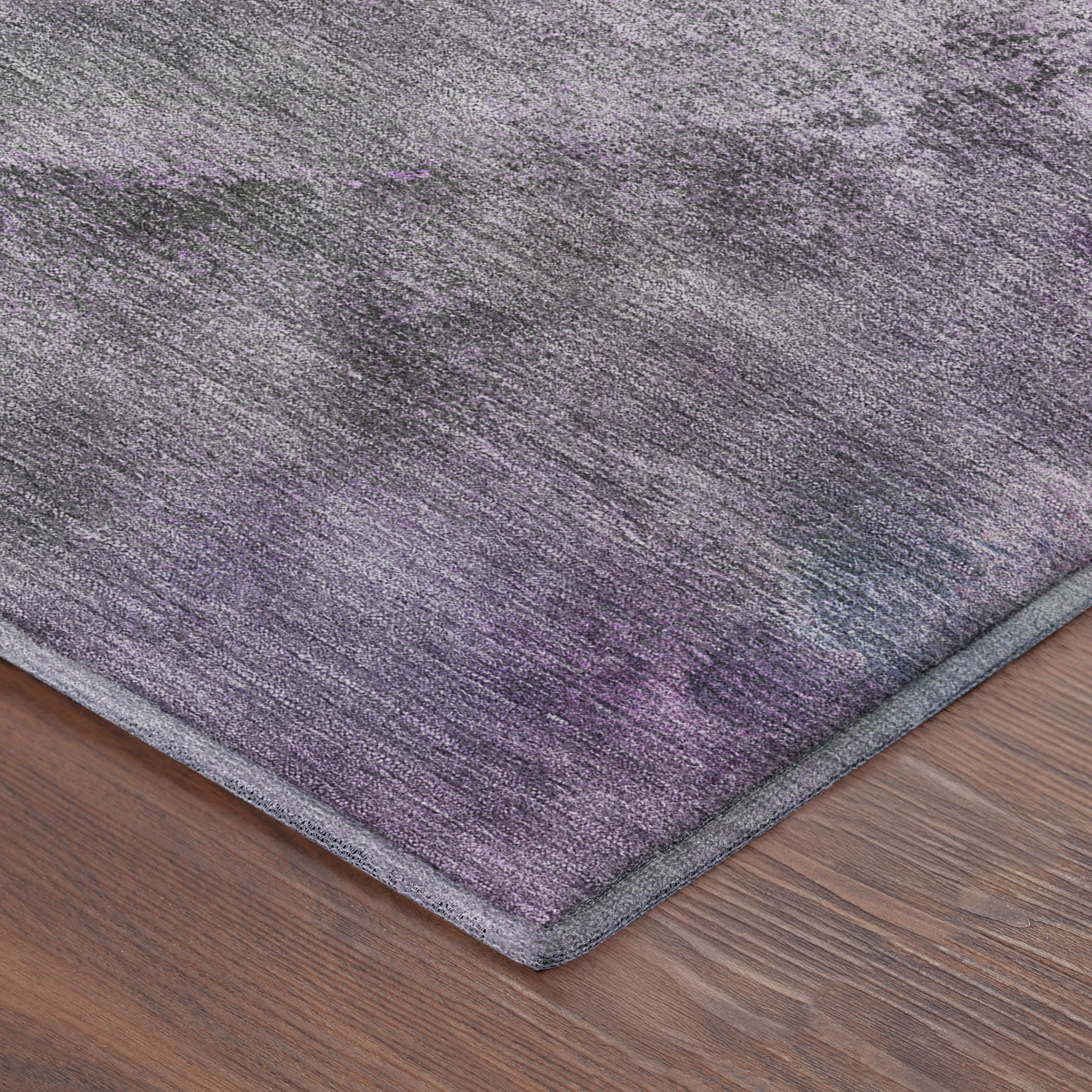 Sintra Machine Washable Transitional Plum Purple Rug 1'8" x 2'6" #shape_Rectangle