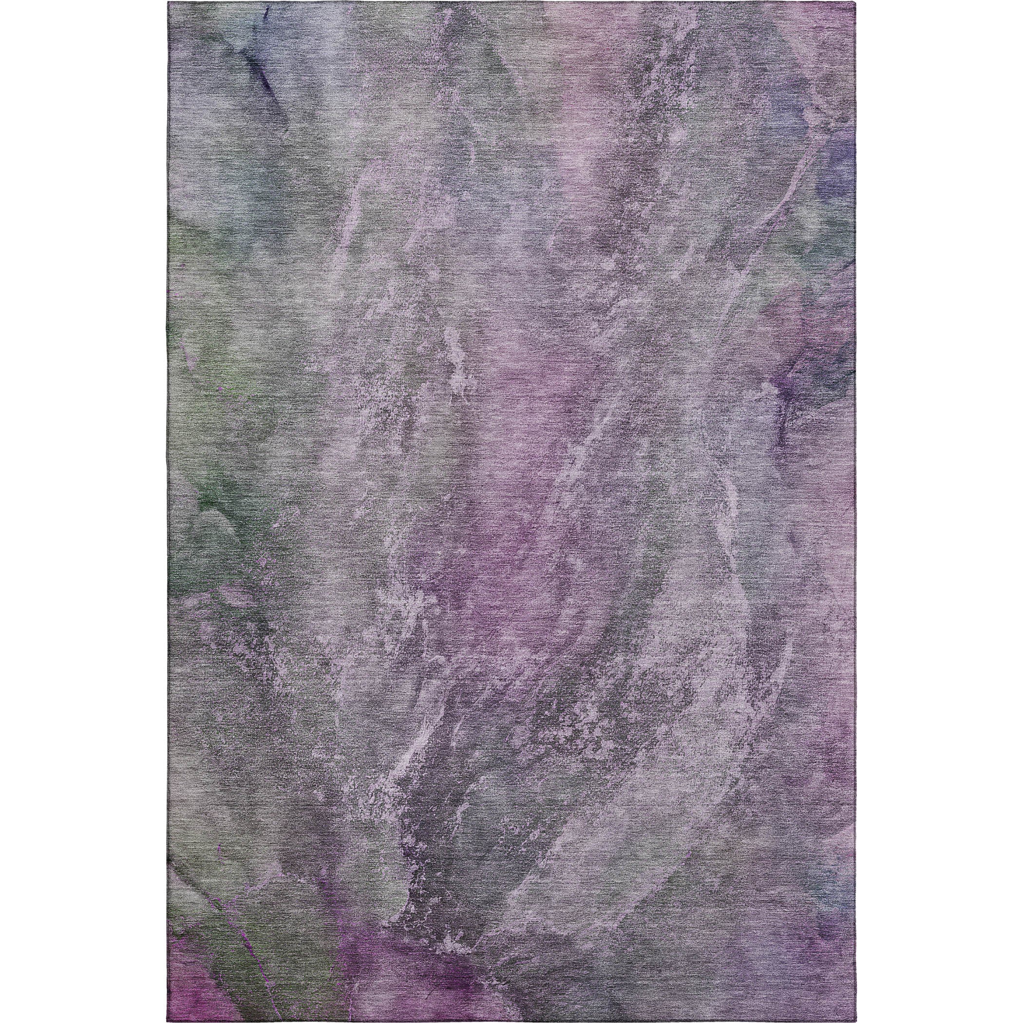 Sintra Machine Washable Transitional Plum Purple Rug 3' x 5' #shape_Rectangle
