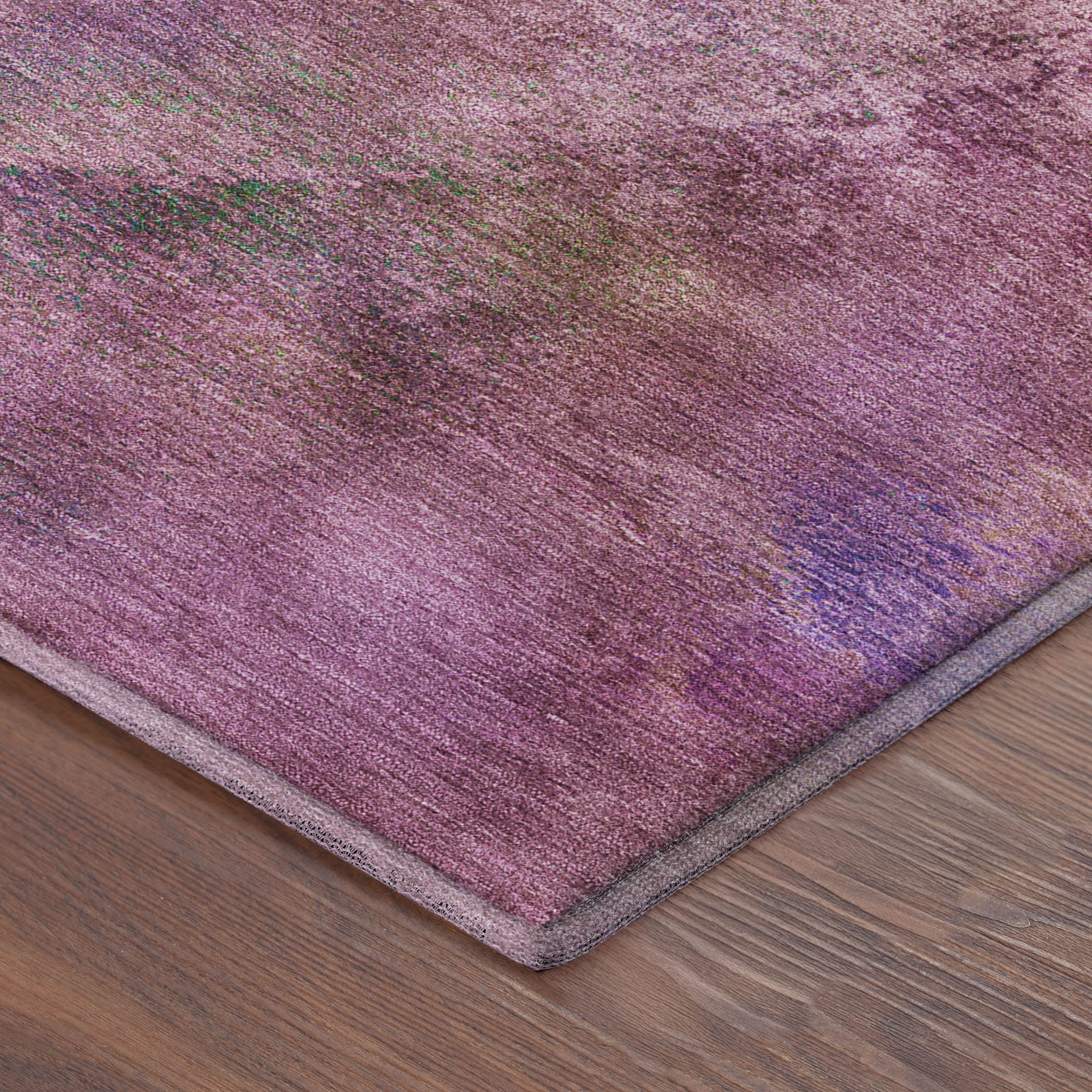 Dublin Machine Washable Transitional Blush Pink Rug 1'8" x 2'6" #shape_Rectangle