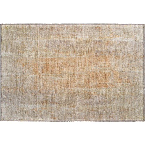 Dubrovnik Machine Washable Transitional Khaki Brown Rug 1'8" x 2'6"