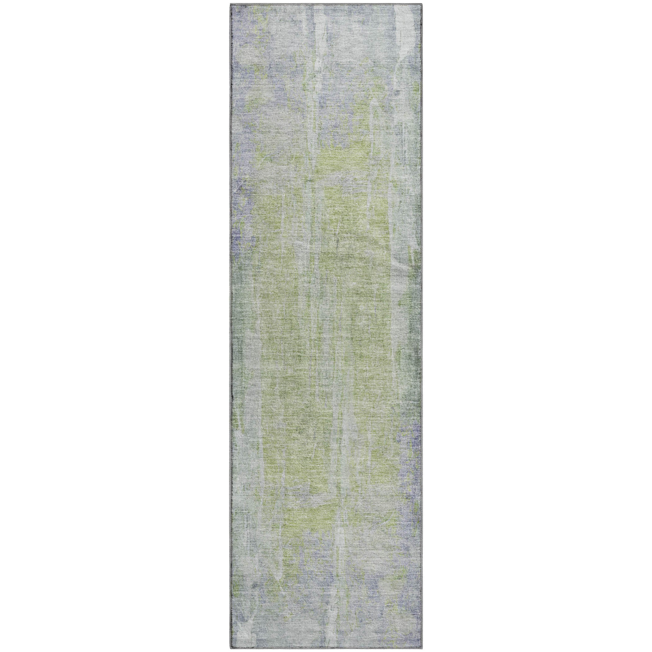 Dubrovnik Machine Washable Transitional Plum Purple Rug 2'3" x 7'6" #shape_Runner