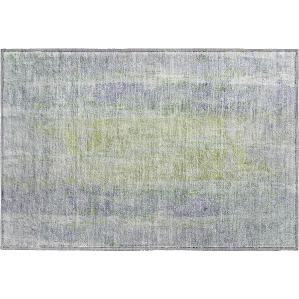 Dubrovnik Machine Washable Transitional Plum Purple Rug 1'8" x 2'6"