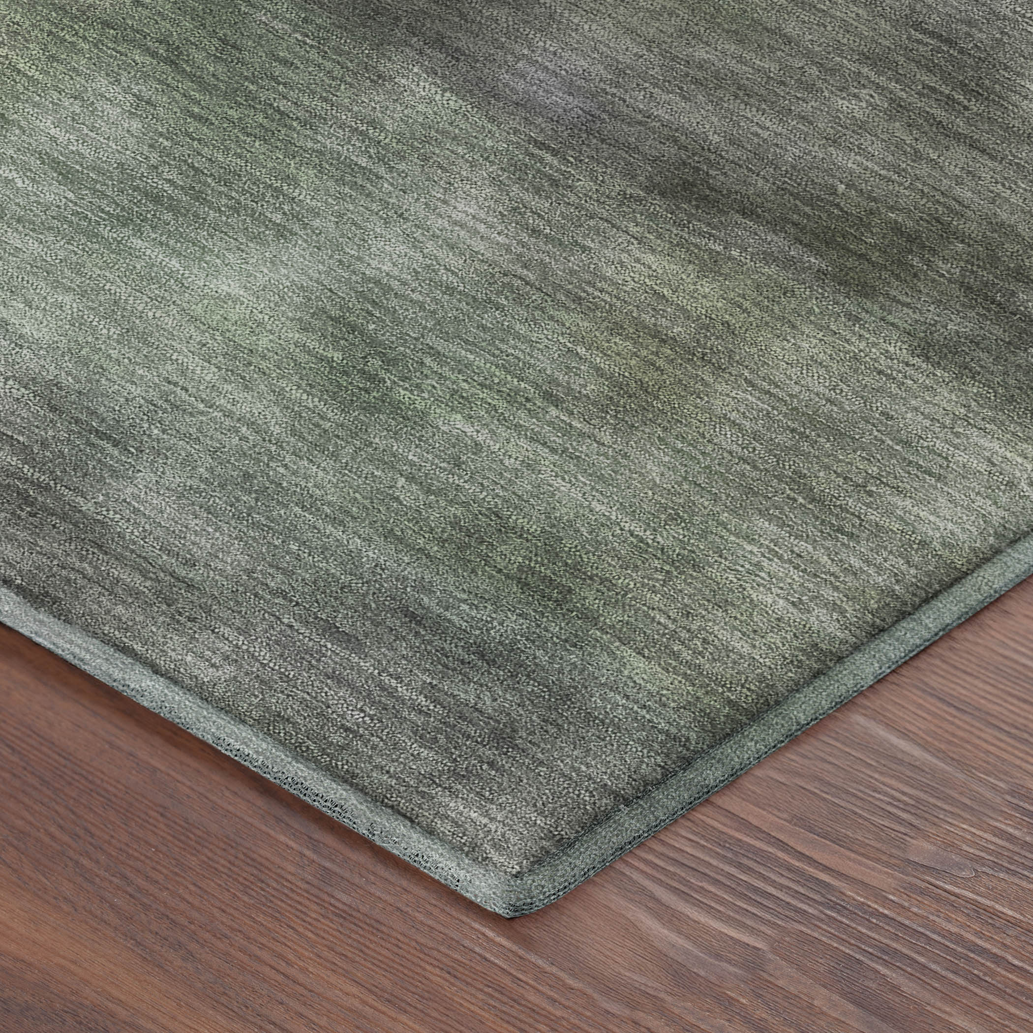 Cartagena Machine Washable Transitional Aloe Green Rug 1'8" x 2'6" #shape_Rectangle