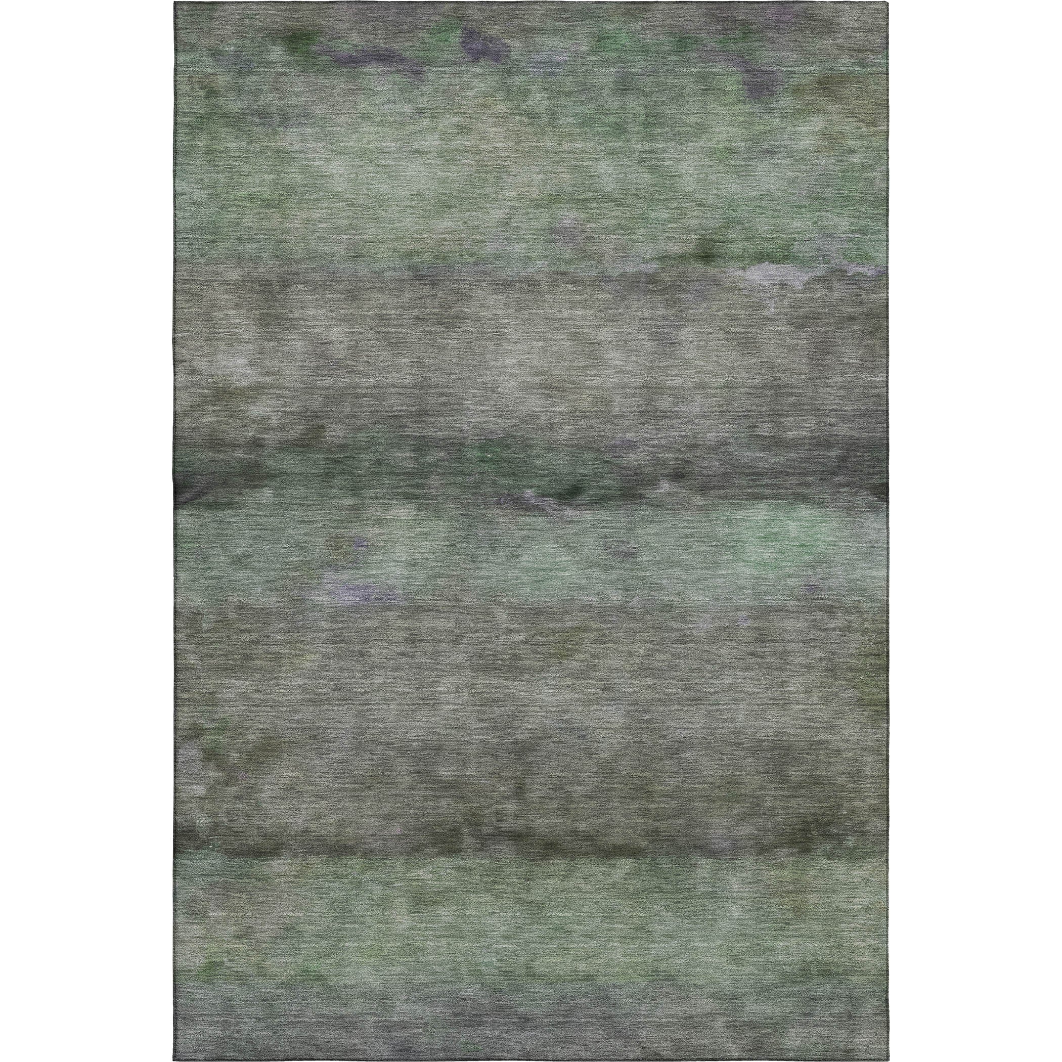 Cartagena Machine Washable Transitional Aloe Green Rug 3' x 5' #shape_Rectangle