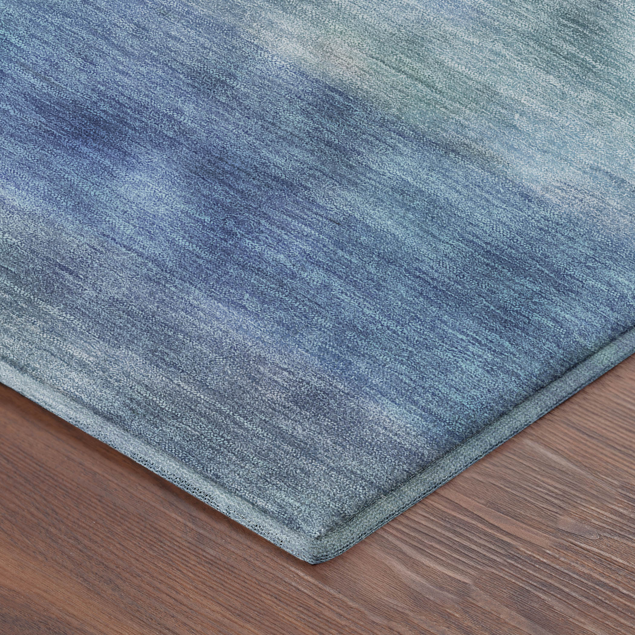 Cartagena Machine Washable Transitional Blue Rug 1'8" x 2'6" #shape_Rectangle