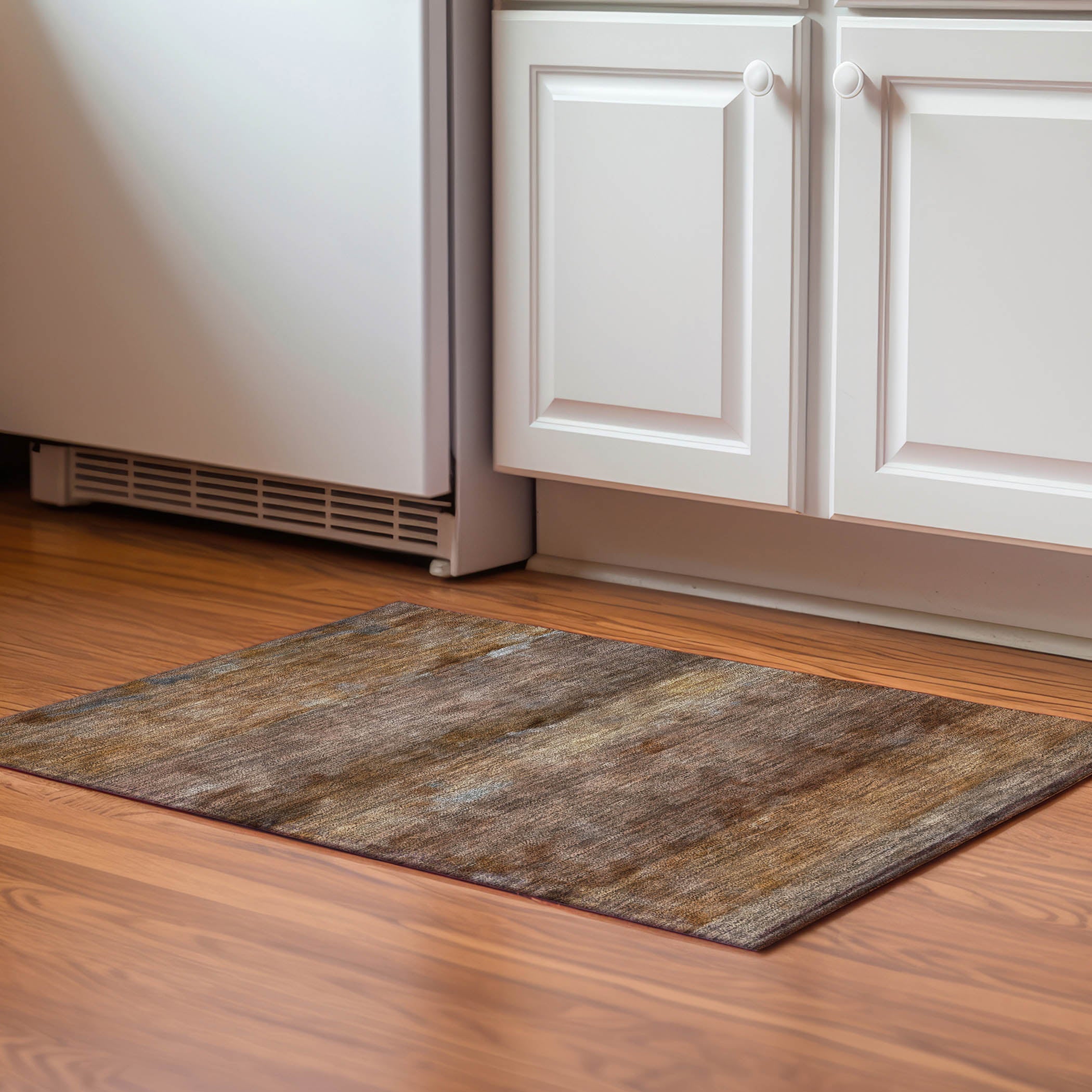 Cartagena Machine Washable Transitional Paprika Orange Rug 1'8" x 2'6" #shape_Rectangle