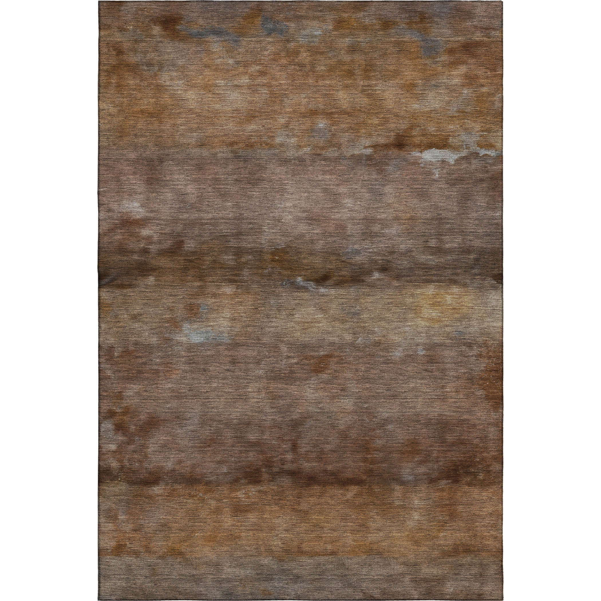 Cartagena Machine Washable Transitional Paprika Orange Rug 3' x 5' #shape_Rectangle