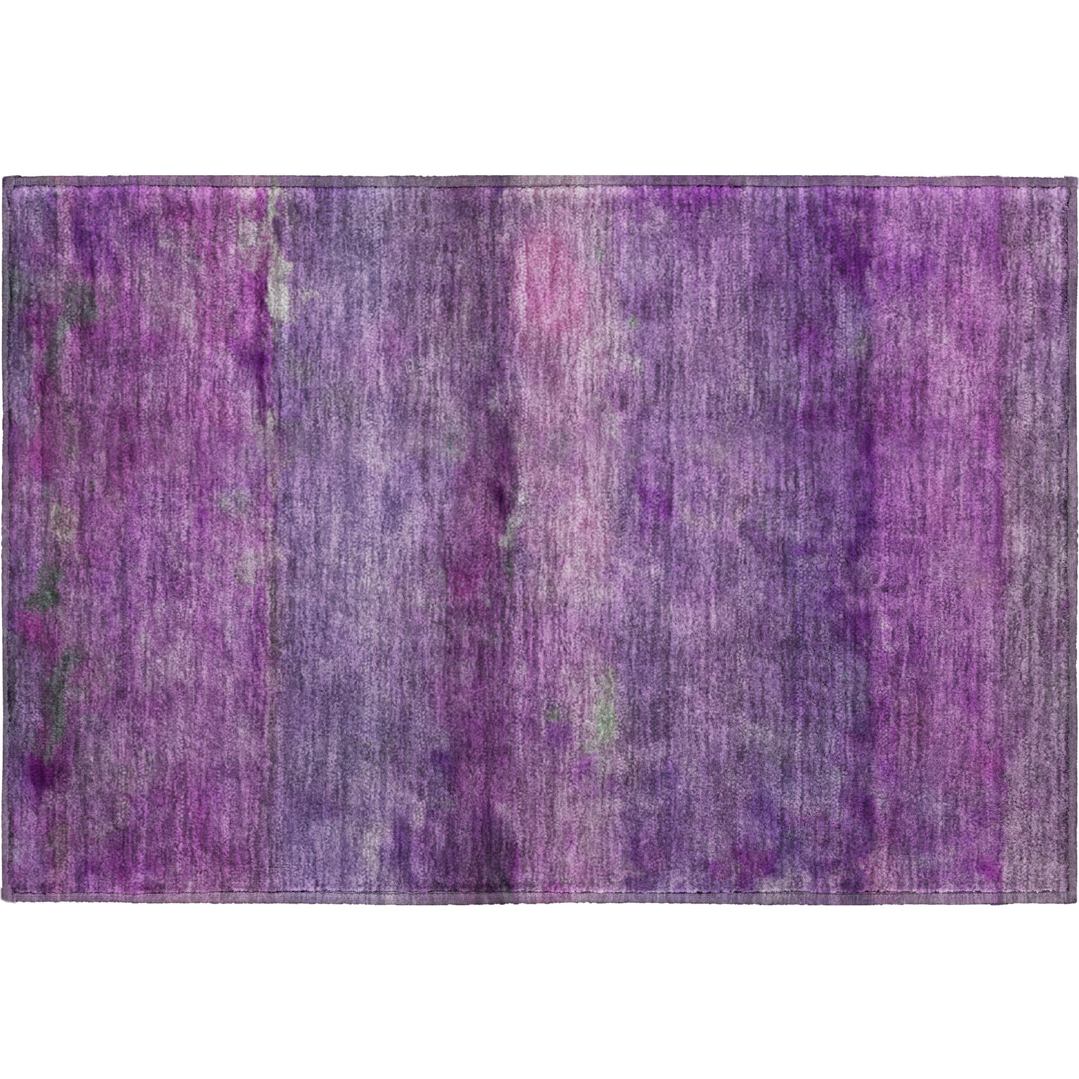 Cartagena Machine Washable Transitional Purple Rug 1'8" x 2'6" #shape_Rectangle