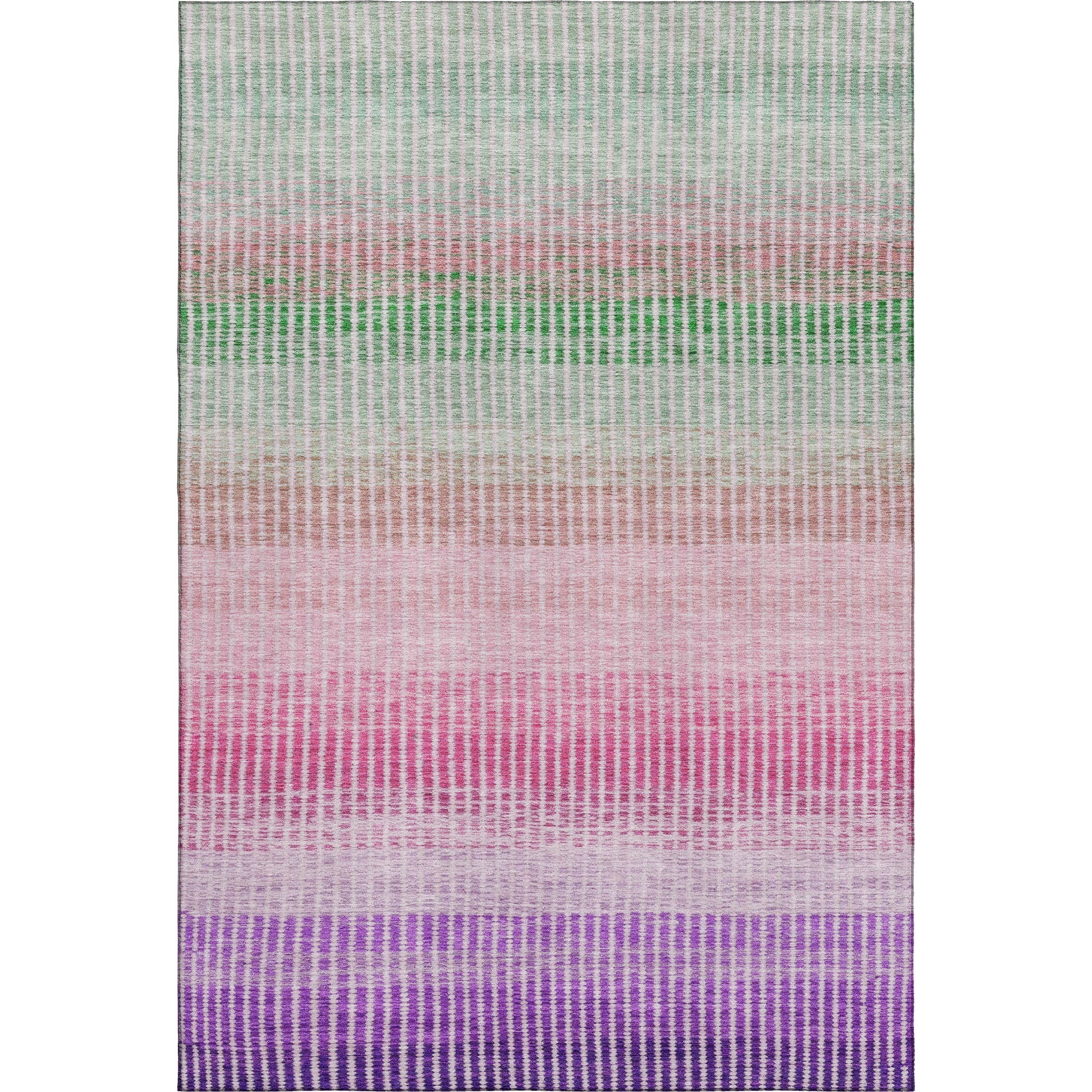 Prague Machine Washable Transitional Purple Rug 3' x 5' #shape_Rectangle