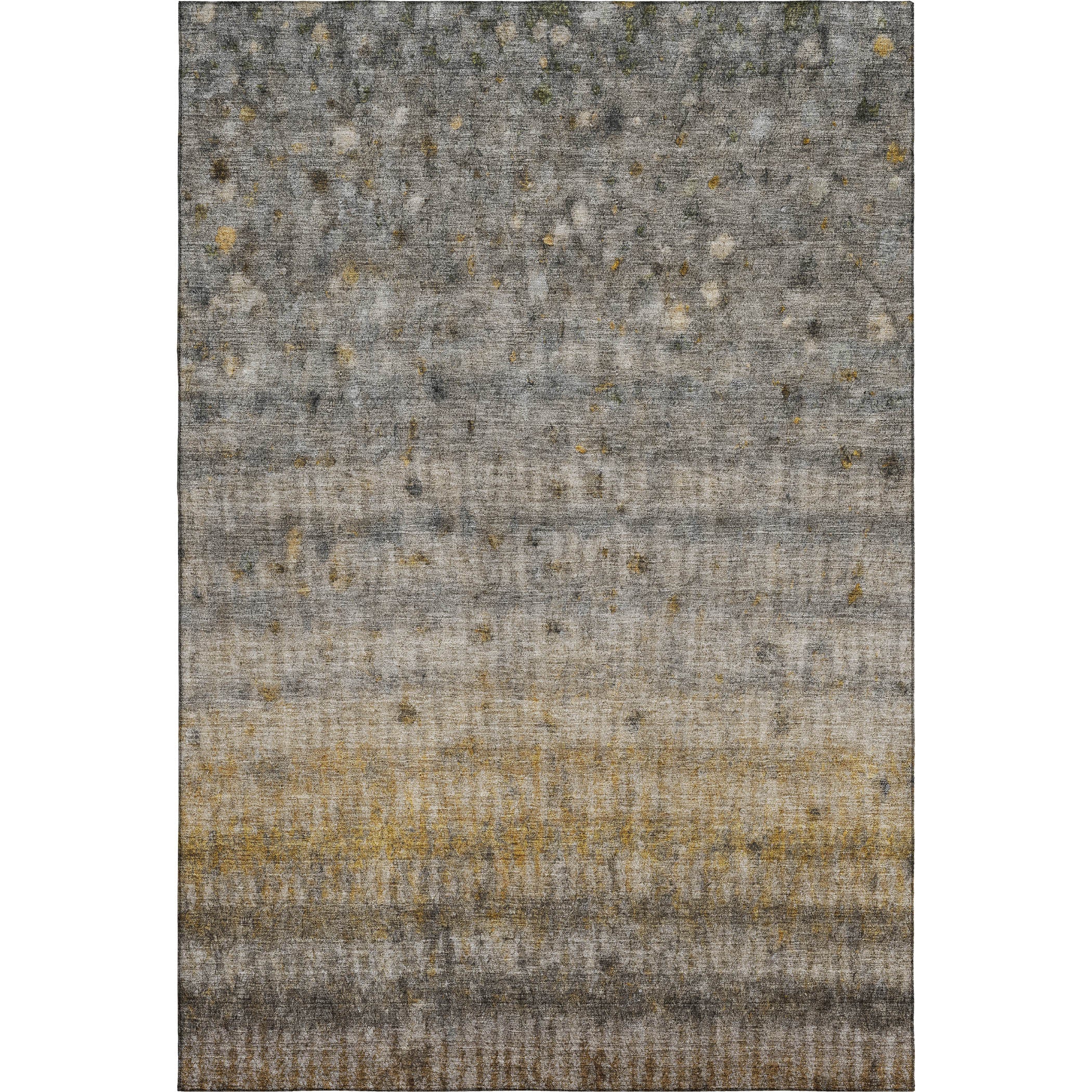 Oaxaca Machine Washable Transitional Taupe Brown Rug 3' x 5' #shape_Rectangle