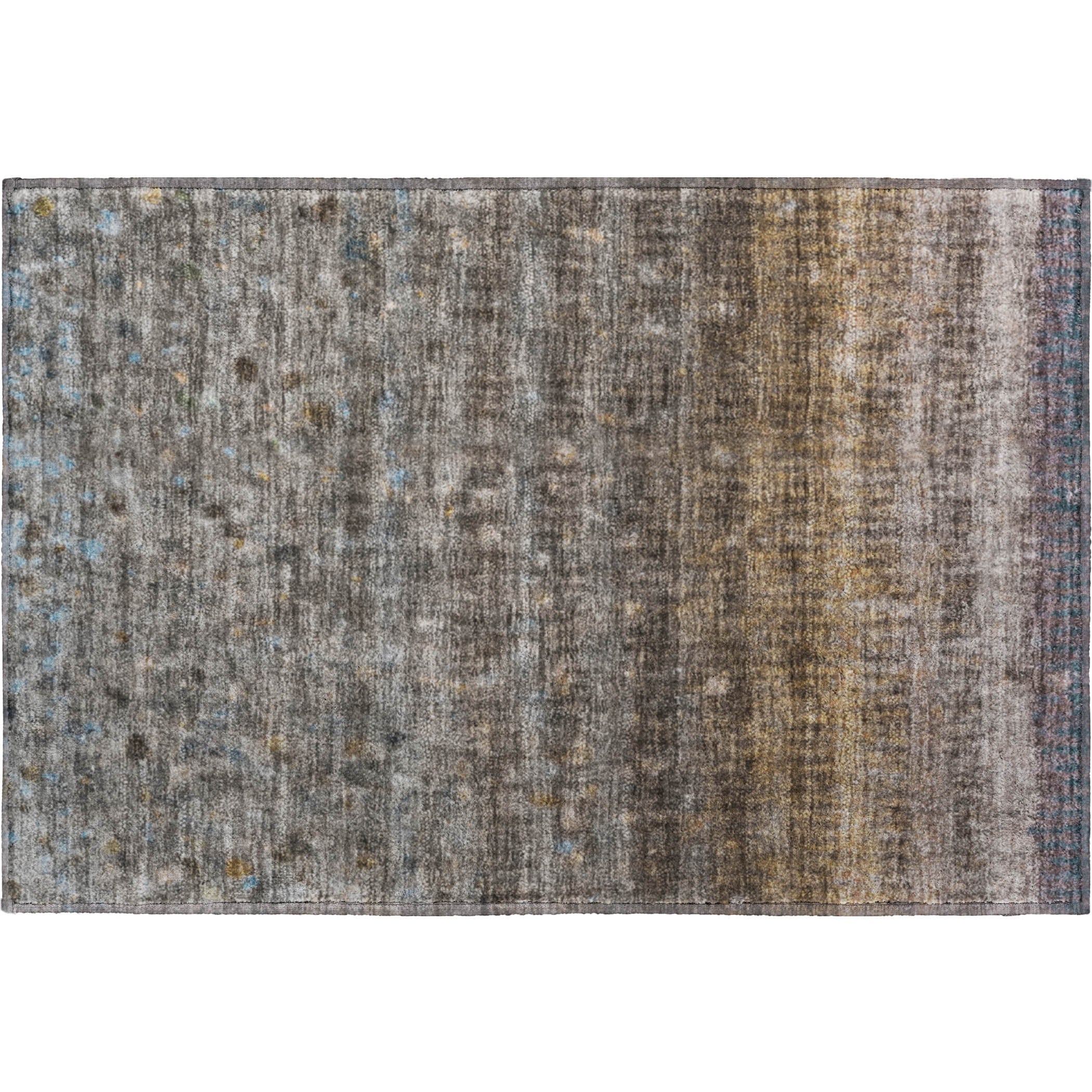 Bergen Machine Washable Transitional Brown Rug 1'8" x 2'6" #shape_Rectangle