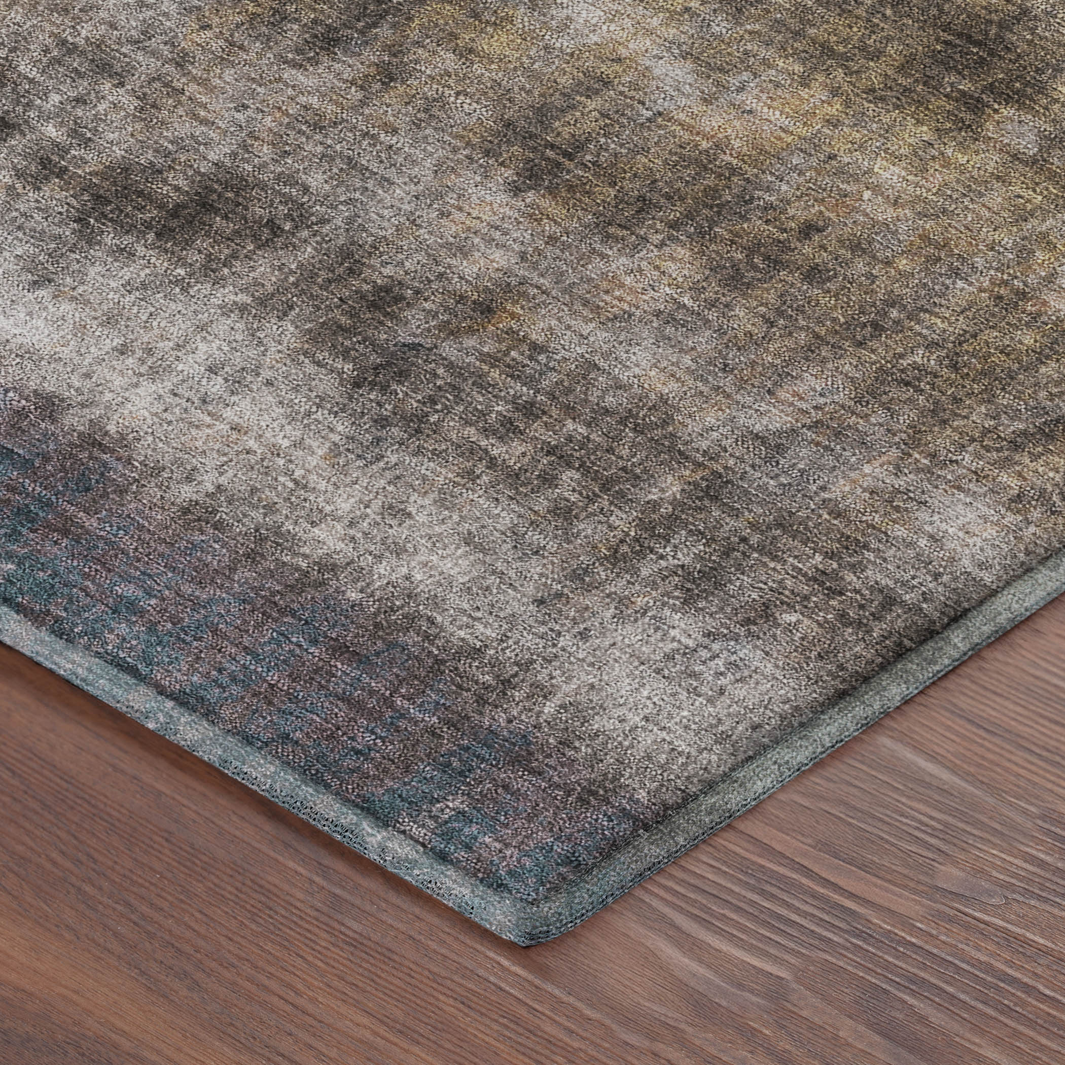 Bergen Machine Washable Transitional Brown Rug 1'8" x 2'6" #shape_Rectangle