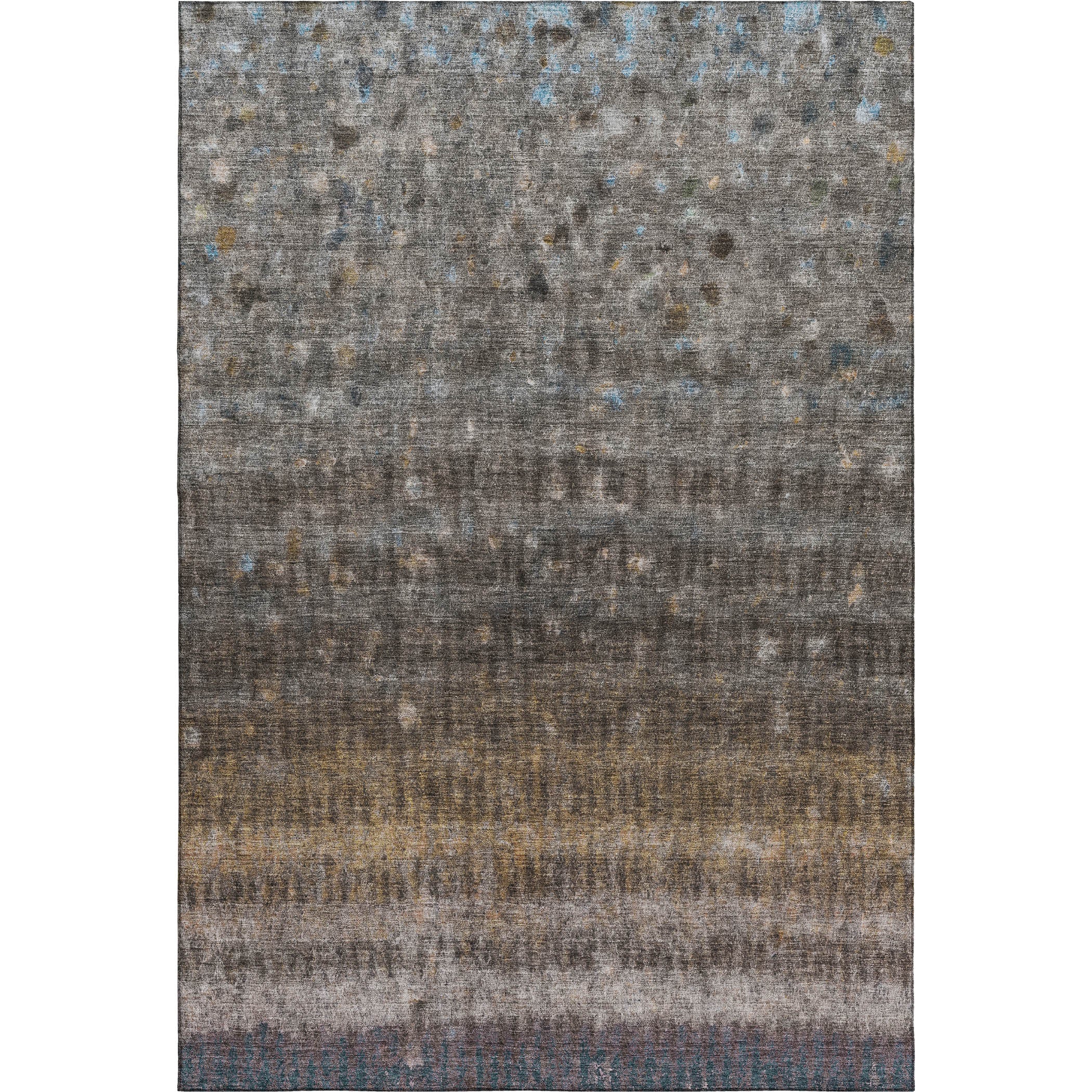 Bergen Machine Washable Transitional Brown Rug 3' x 5' #shape_Rectangle