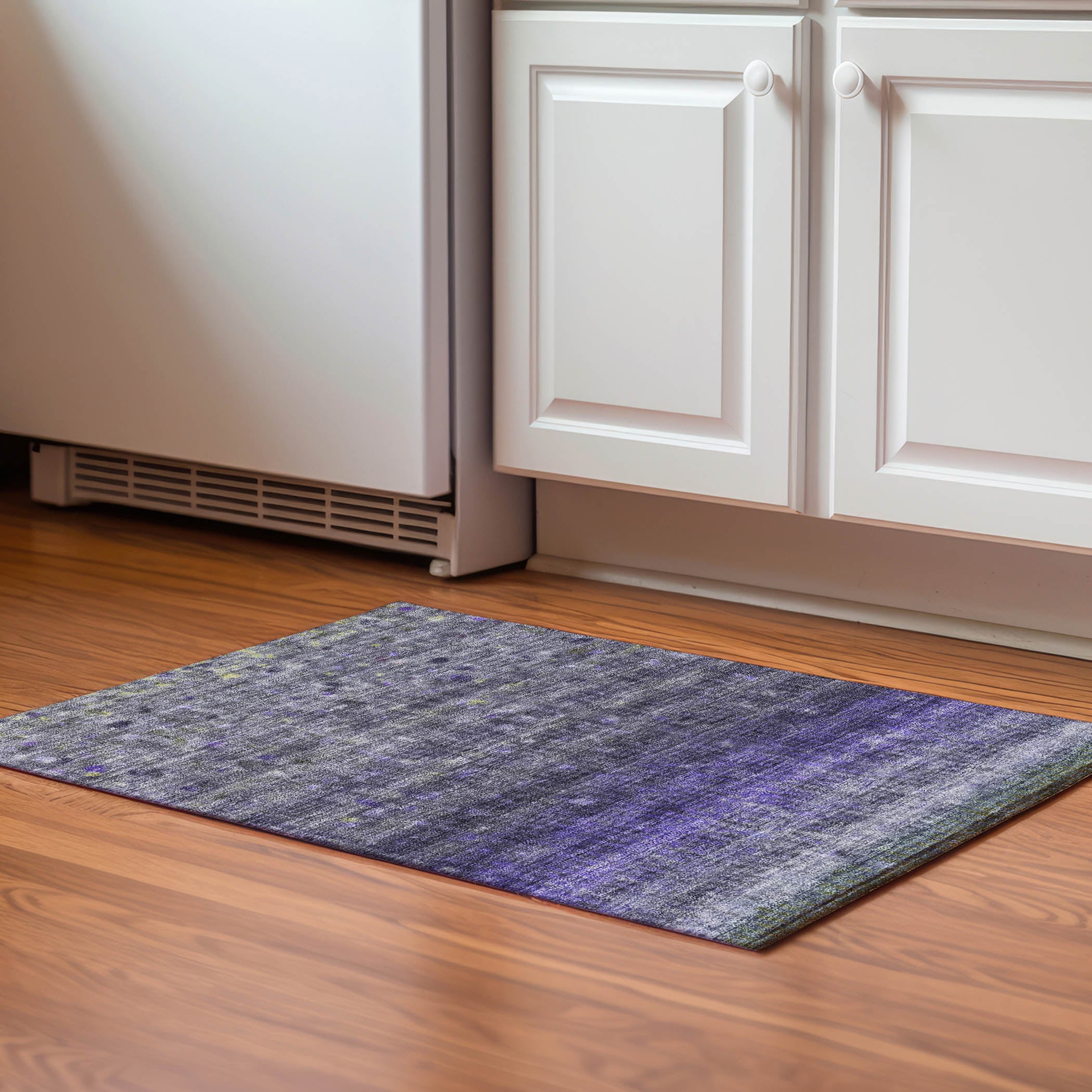 Bergen Machine Washable Transitional Purple Rug 1'8" x 2'6" #shape_Rectangle