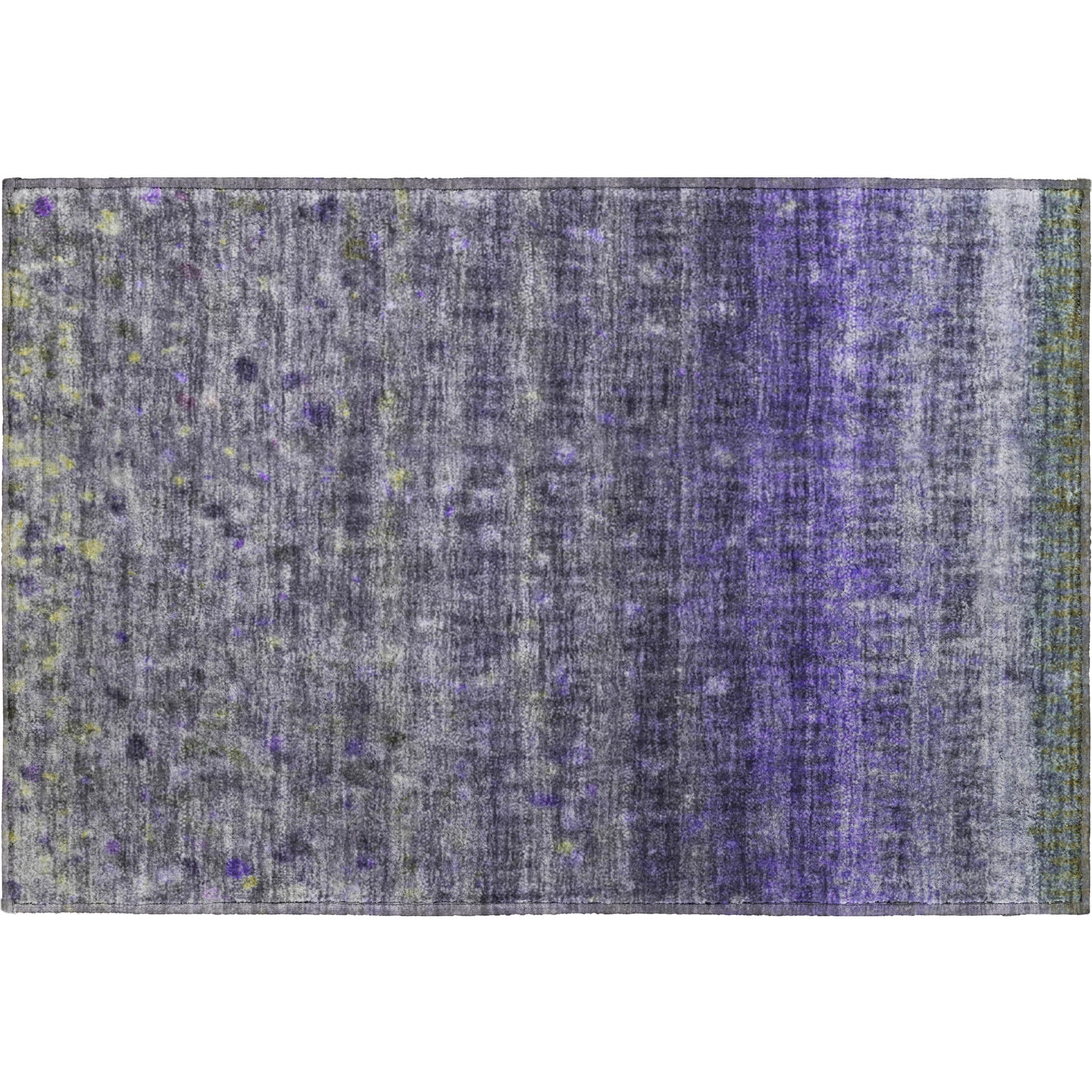 Bergen Machine Washable Transitional Purple Rug 1'8" x 2'6" #shape_Rectangle