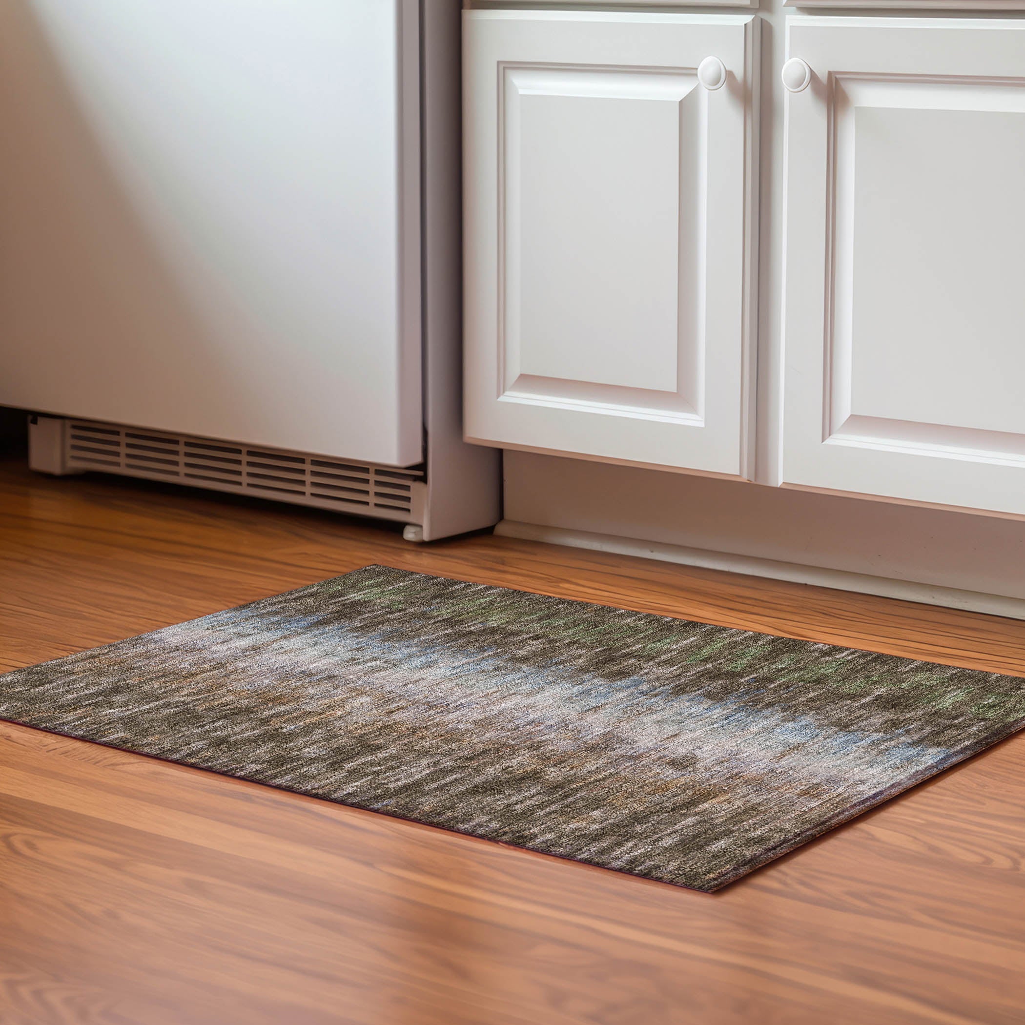 Sintra Machine Washable Transitional Brown Rug 1'8" x 2'6" #shape_Rectangle