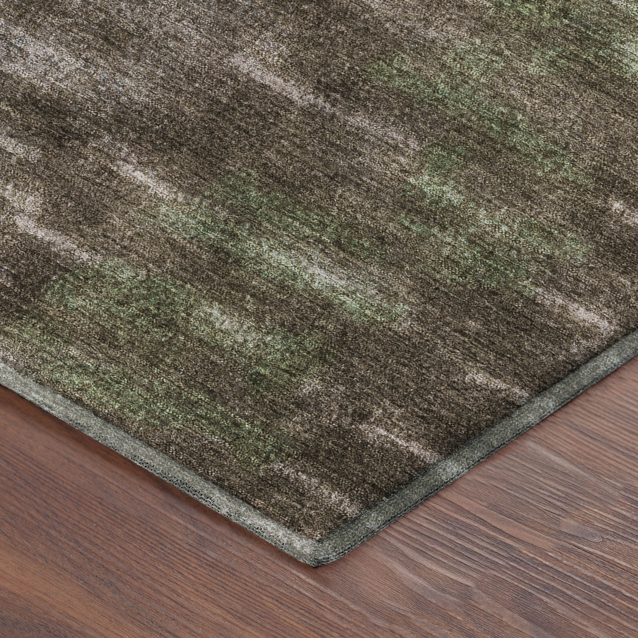 Sintra Machine Washable Transitional Brown Rug 1'8" x 2'6" #shape_Rectangle
